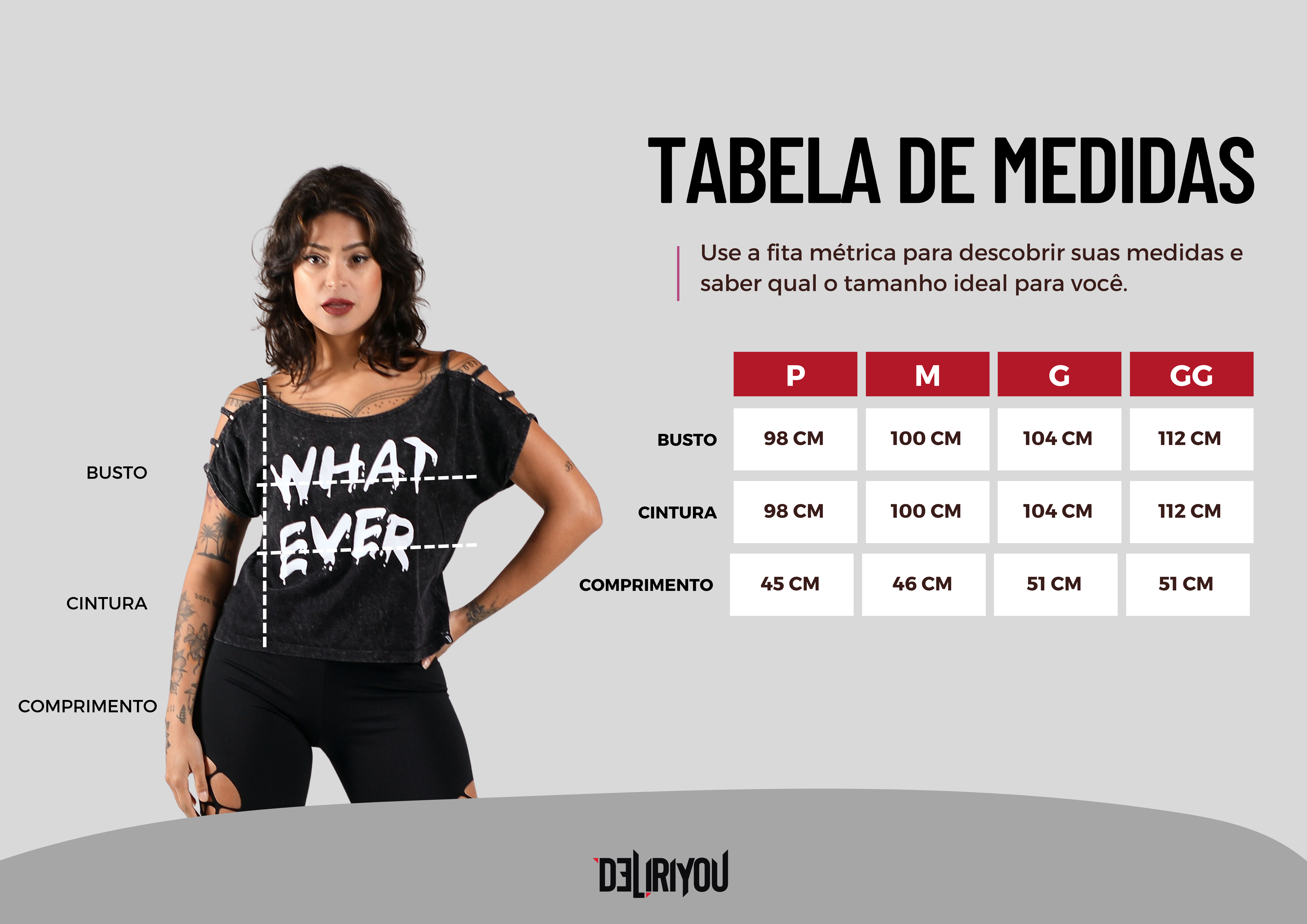 Tabela de medidas