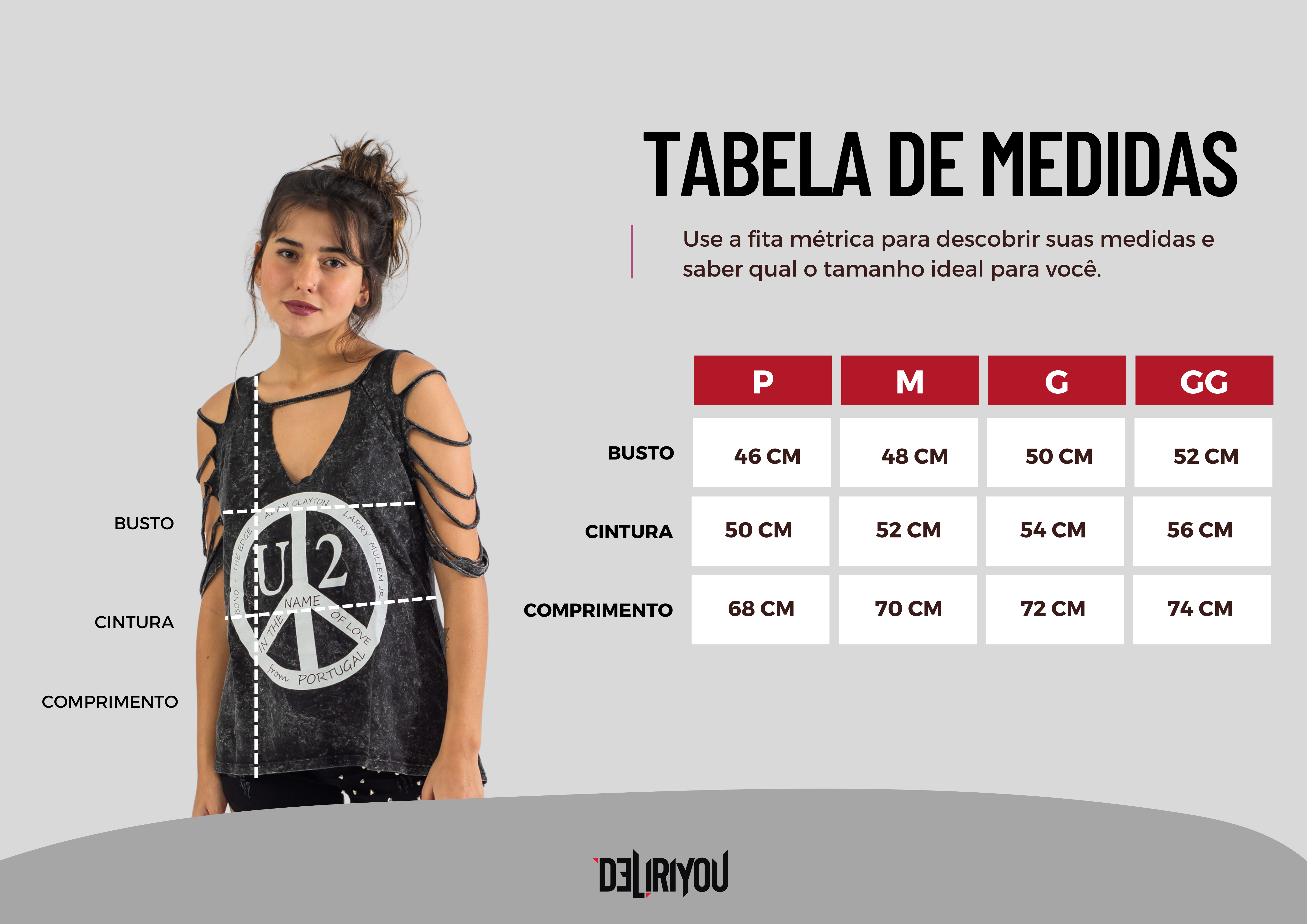 Tabela de medidas