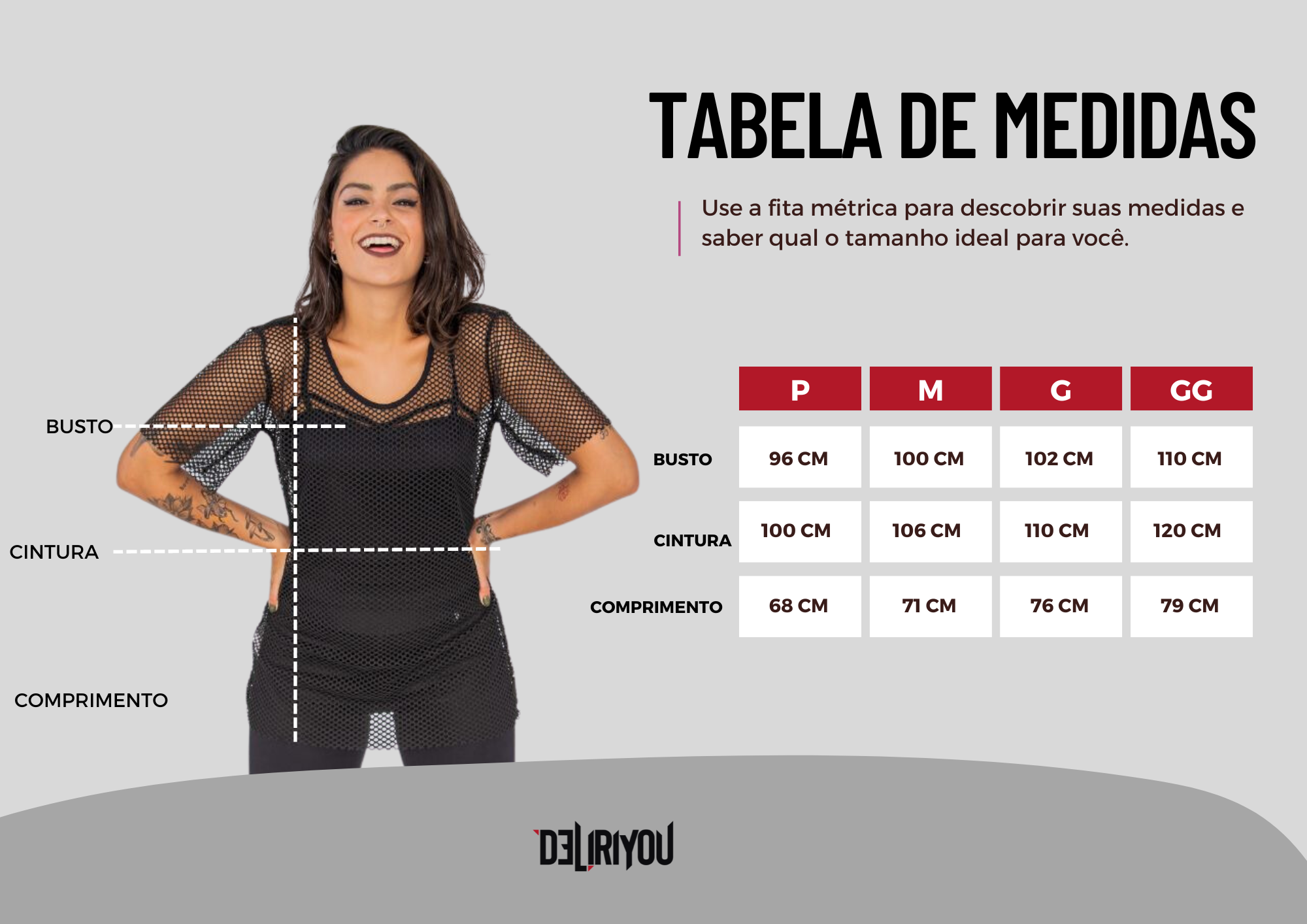 Tabela de medidas