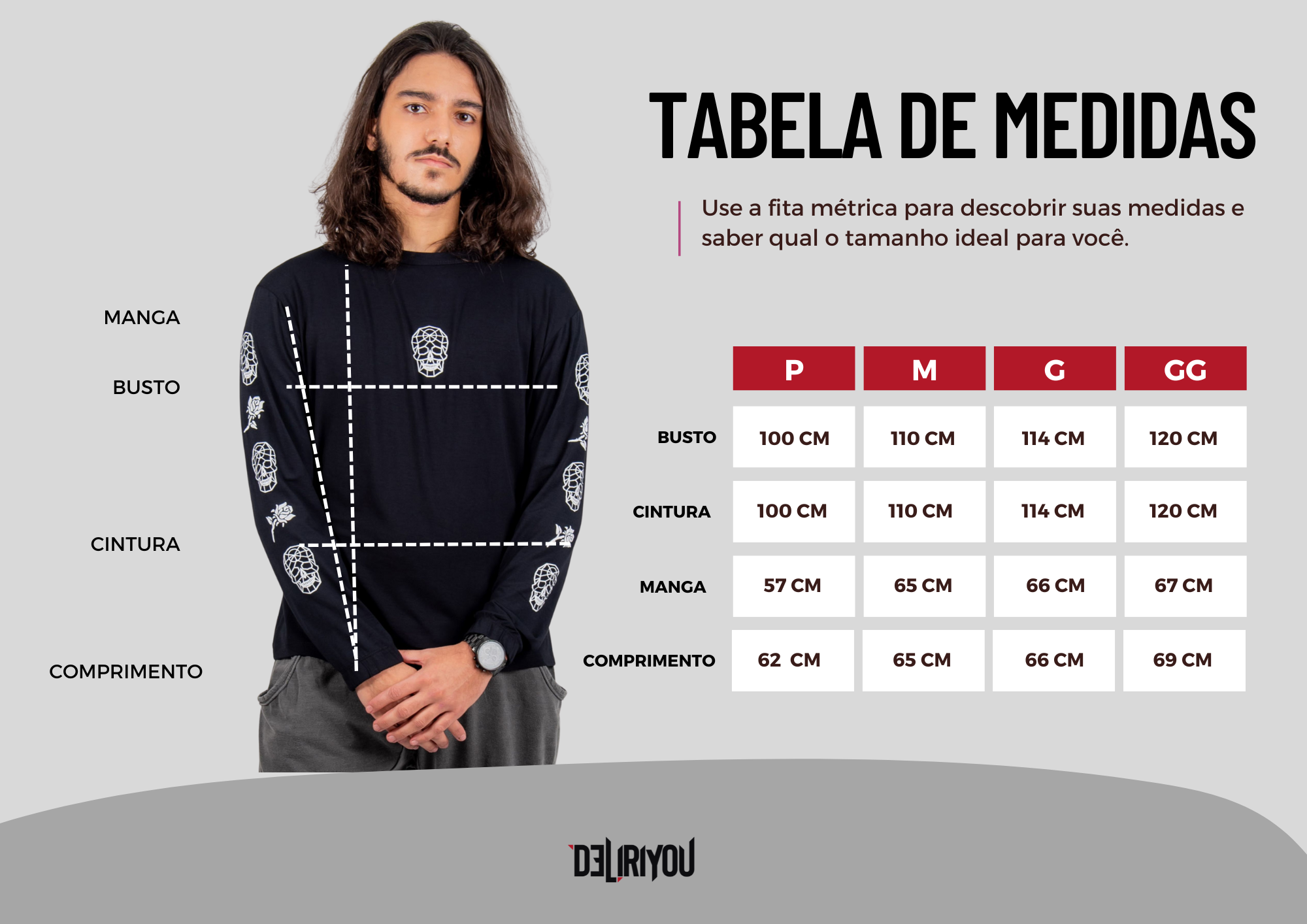 Tabela de medidas