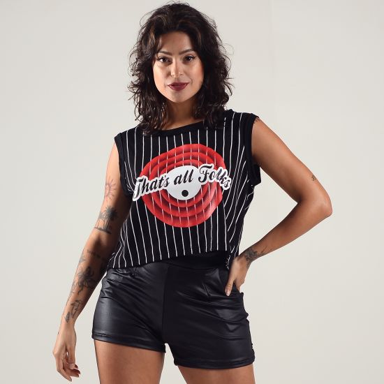 Blusa Cropped That's All Folks!