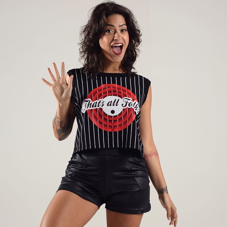 Blusa Cropped That's All Folks!