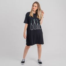 Vestido Max T-Shirt Bottles