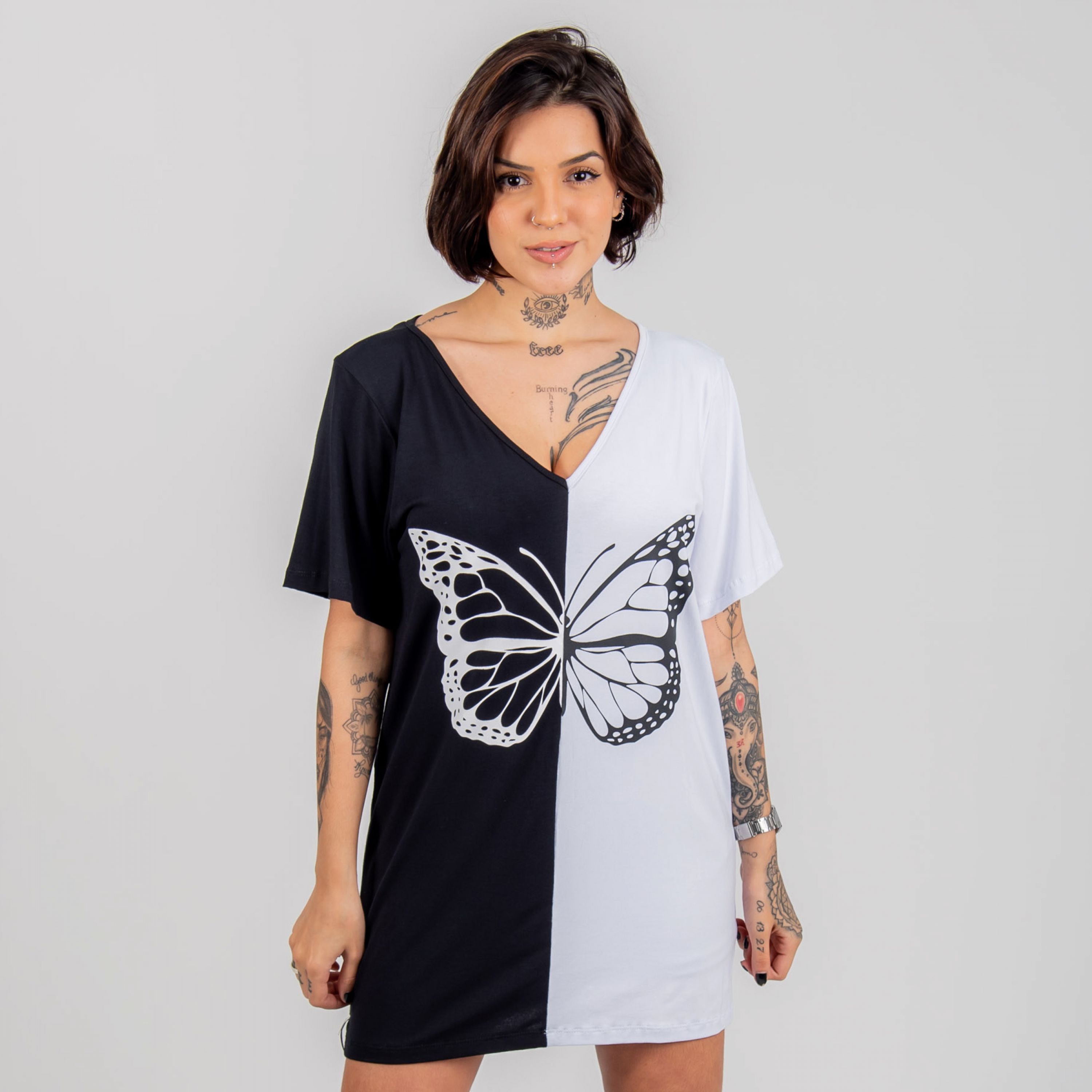 blusas borboletas