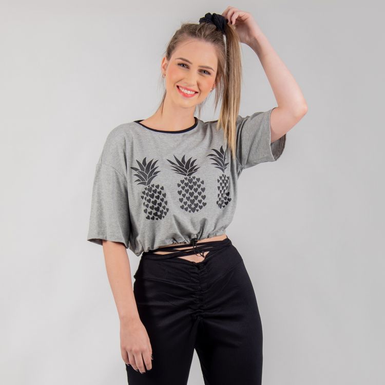 Blusa Love Abacaxi