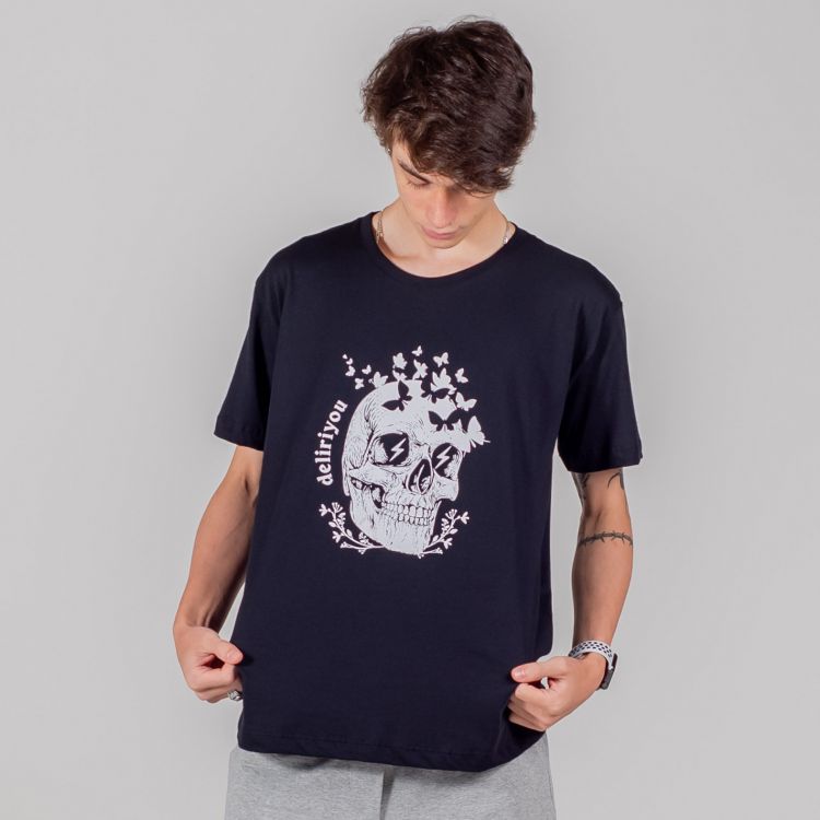 Camiseta Skull Butterfly