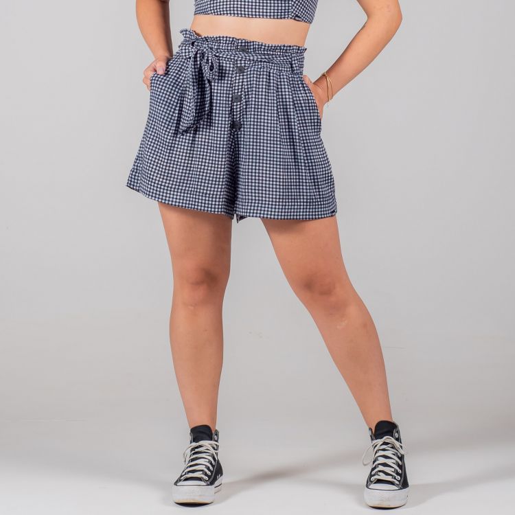 Short Xadrez Crocha
