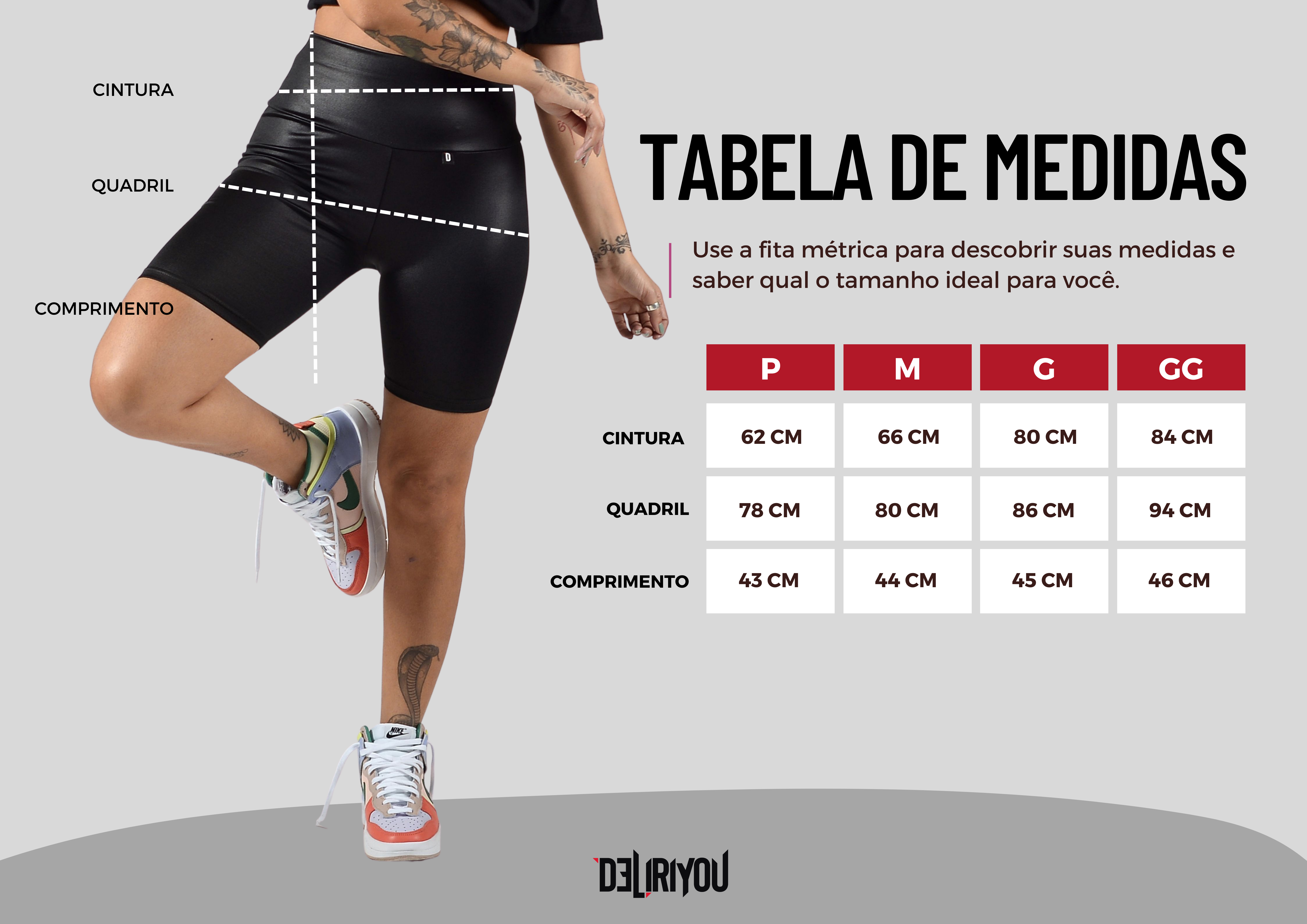 Tabela de medidas