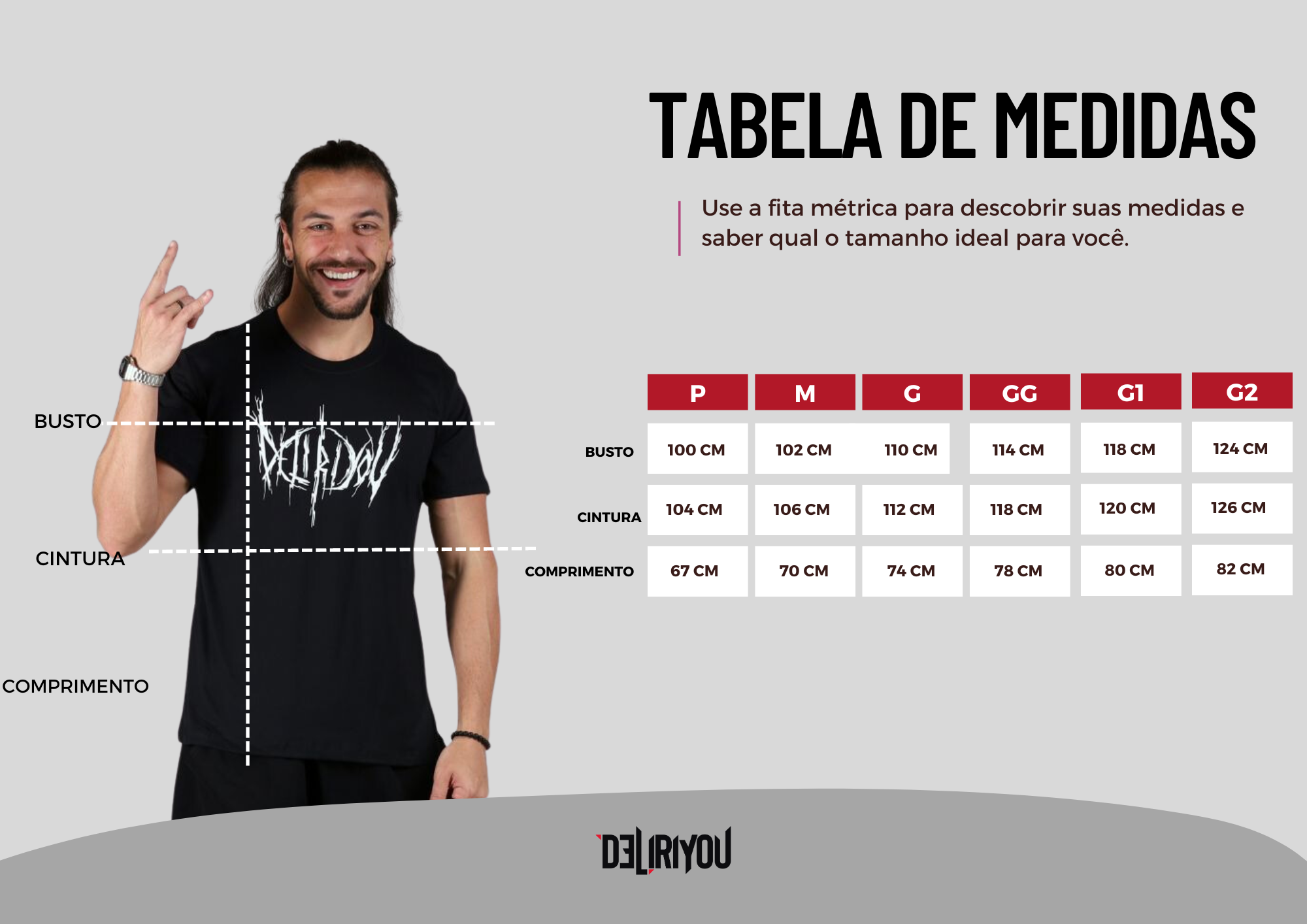 Tabela de medidas