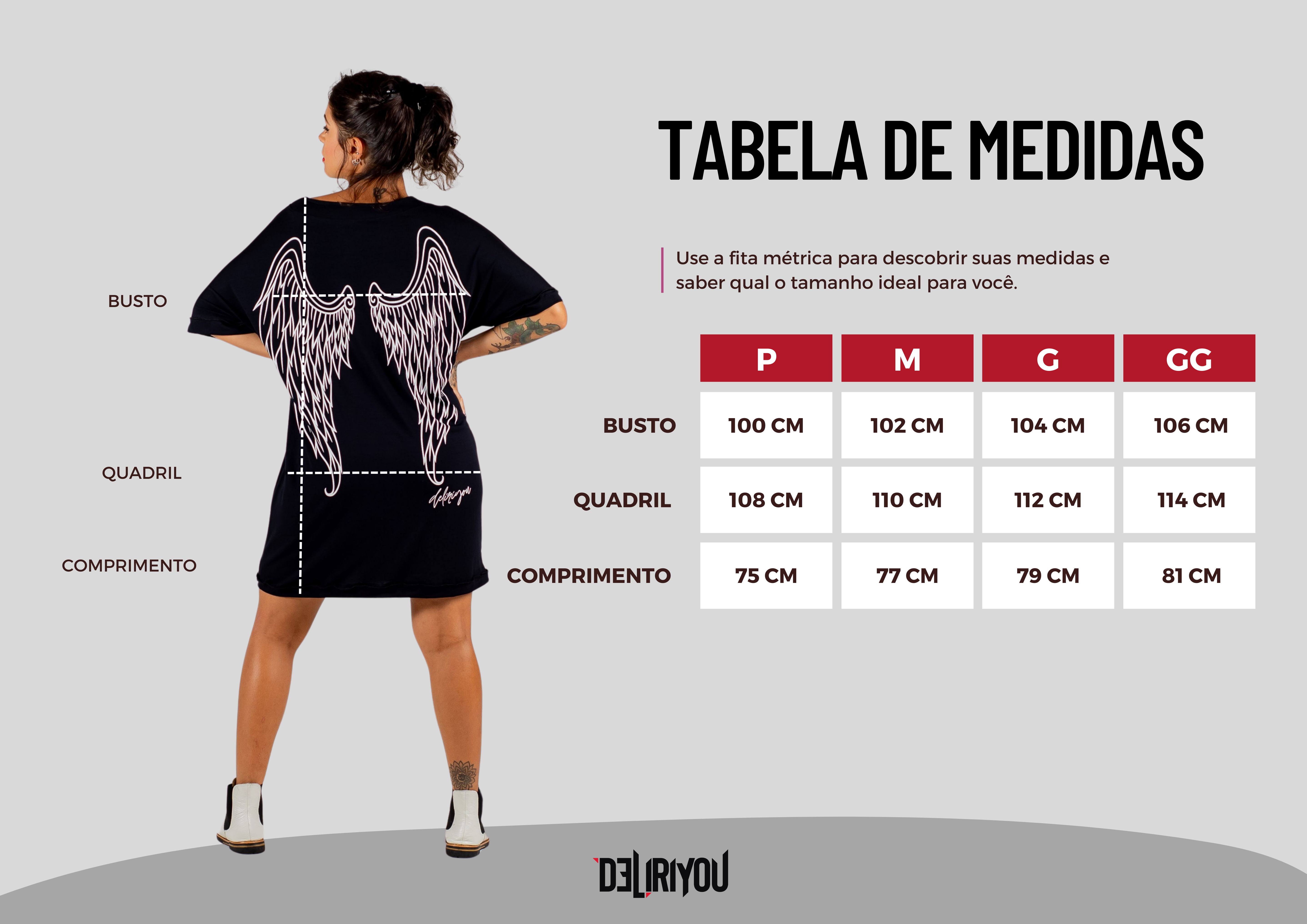 Tabela de medidas