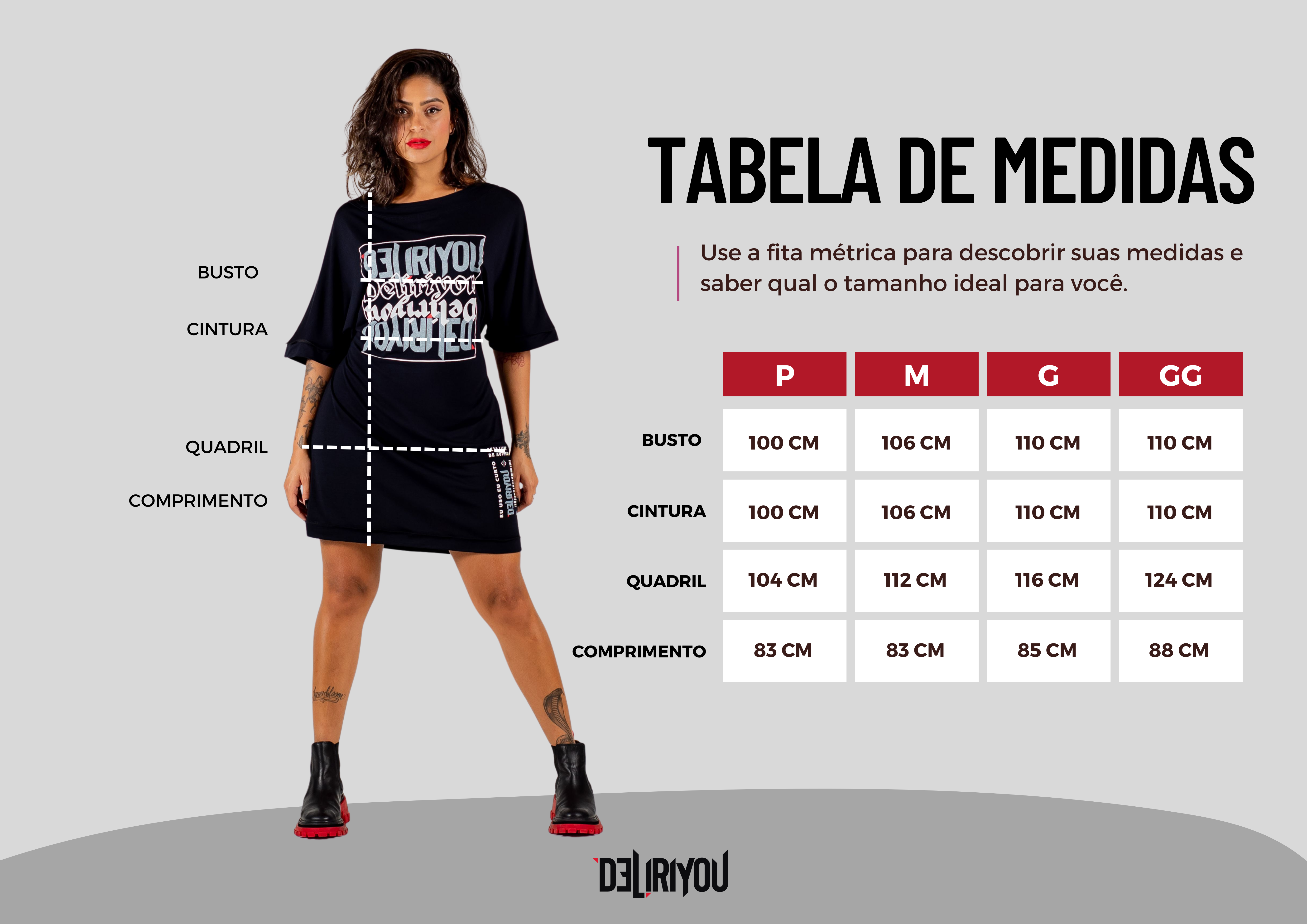 Tabela de medidas