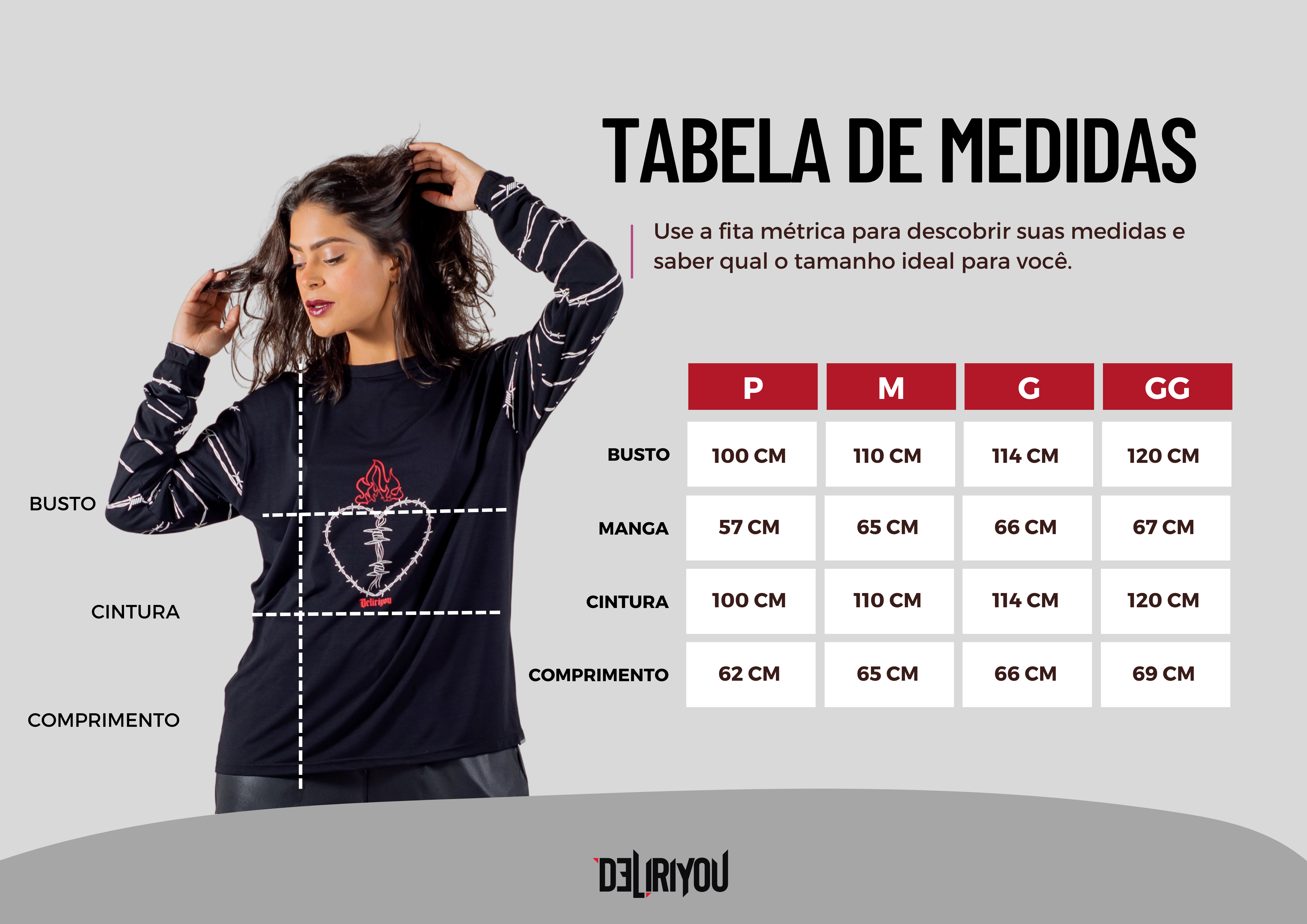 Tabela de medidas