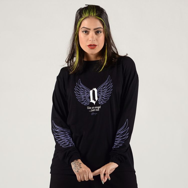 Blusa Angel Just Not Manga Longa