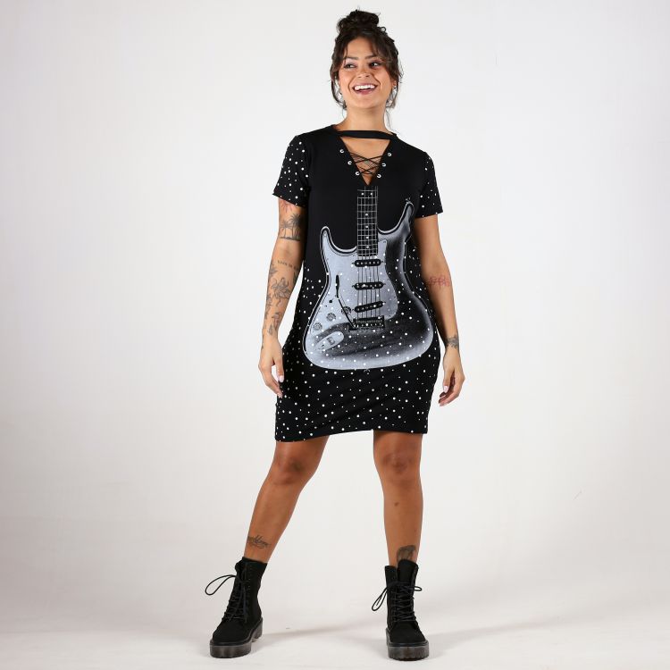 Vestido Guitarra Choker