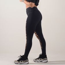 Calça Legging Rock Recortes Laser