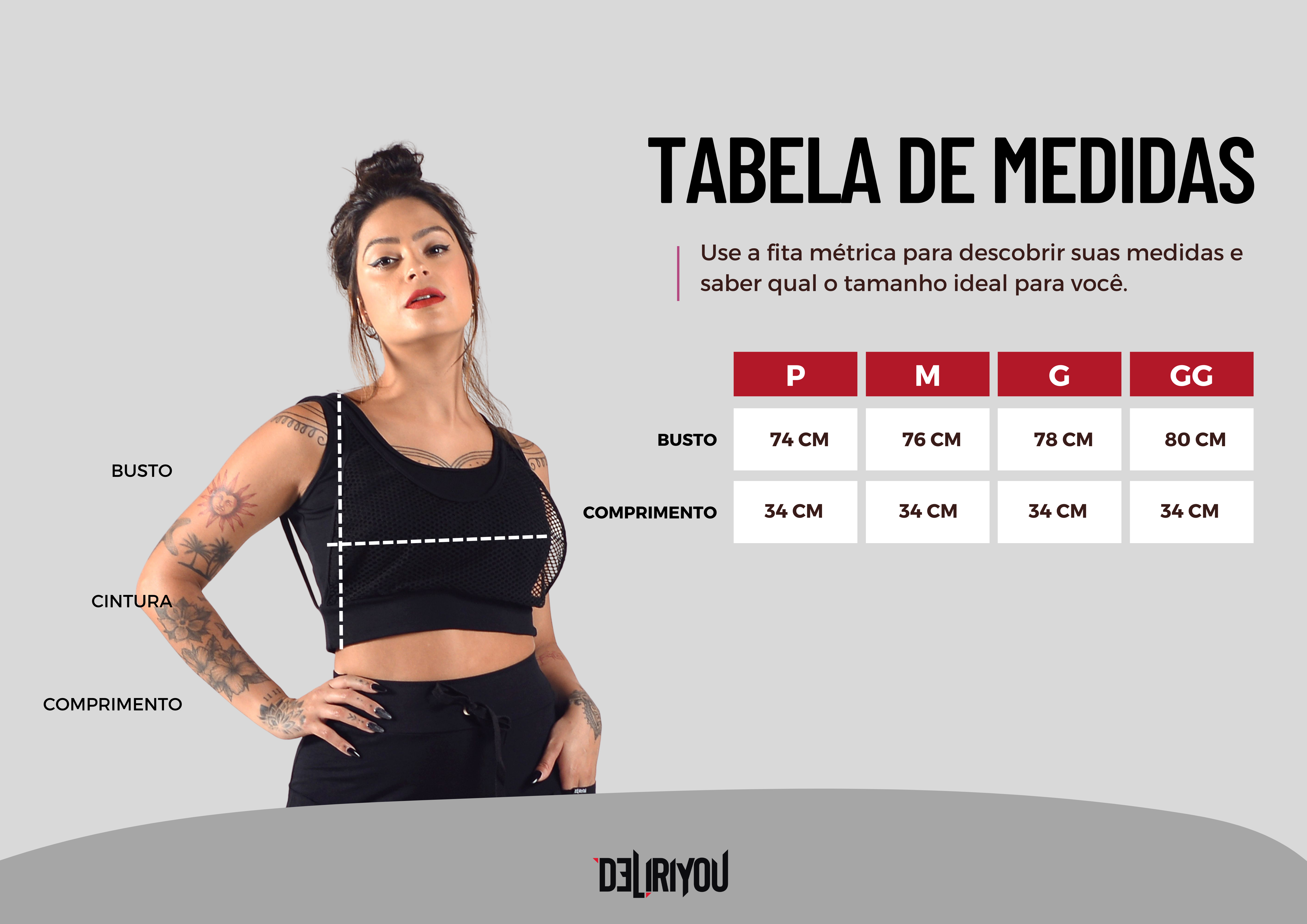 Tabela de medidas