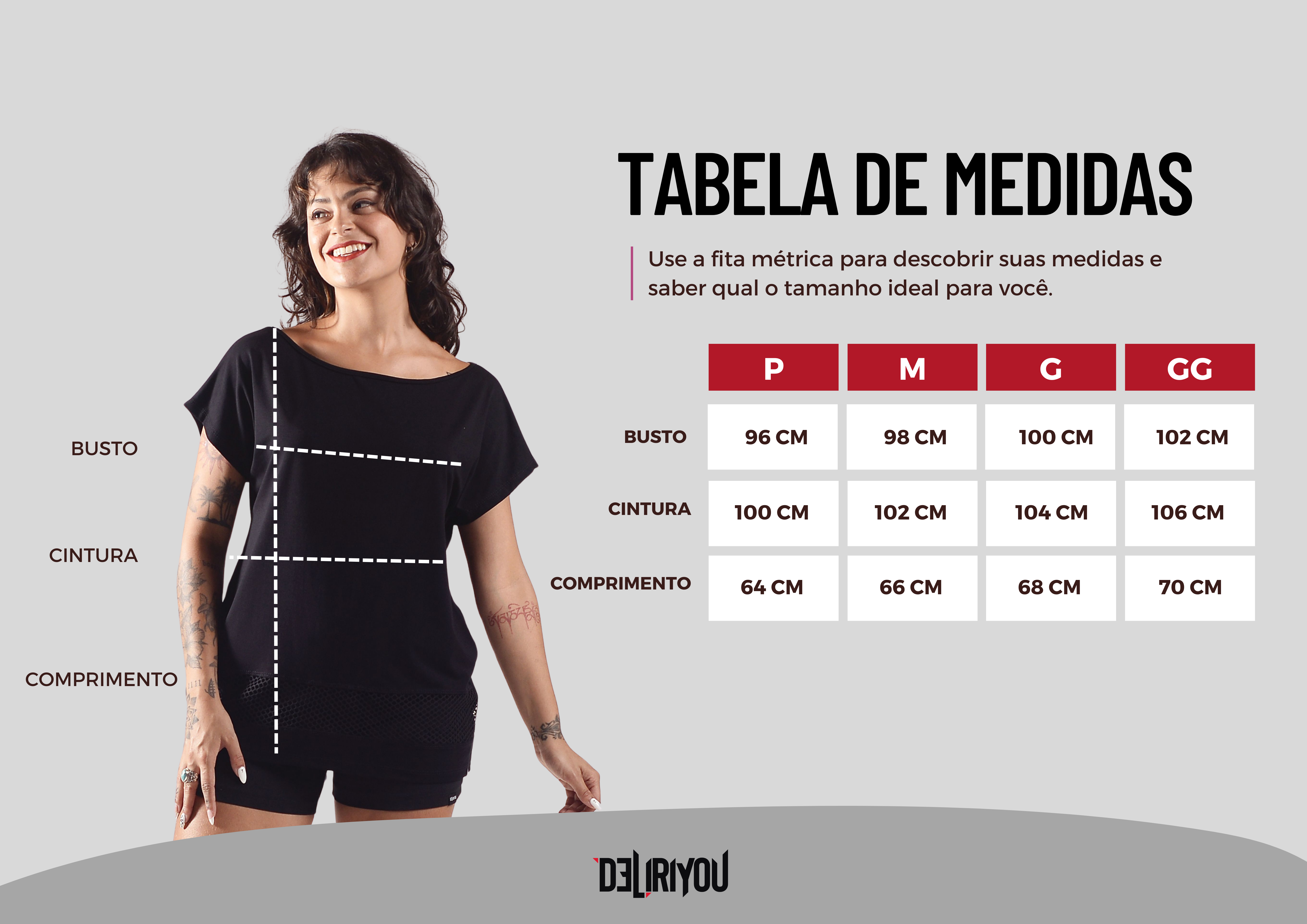 Tabela de medidas