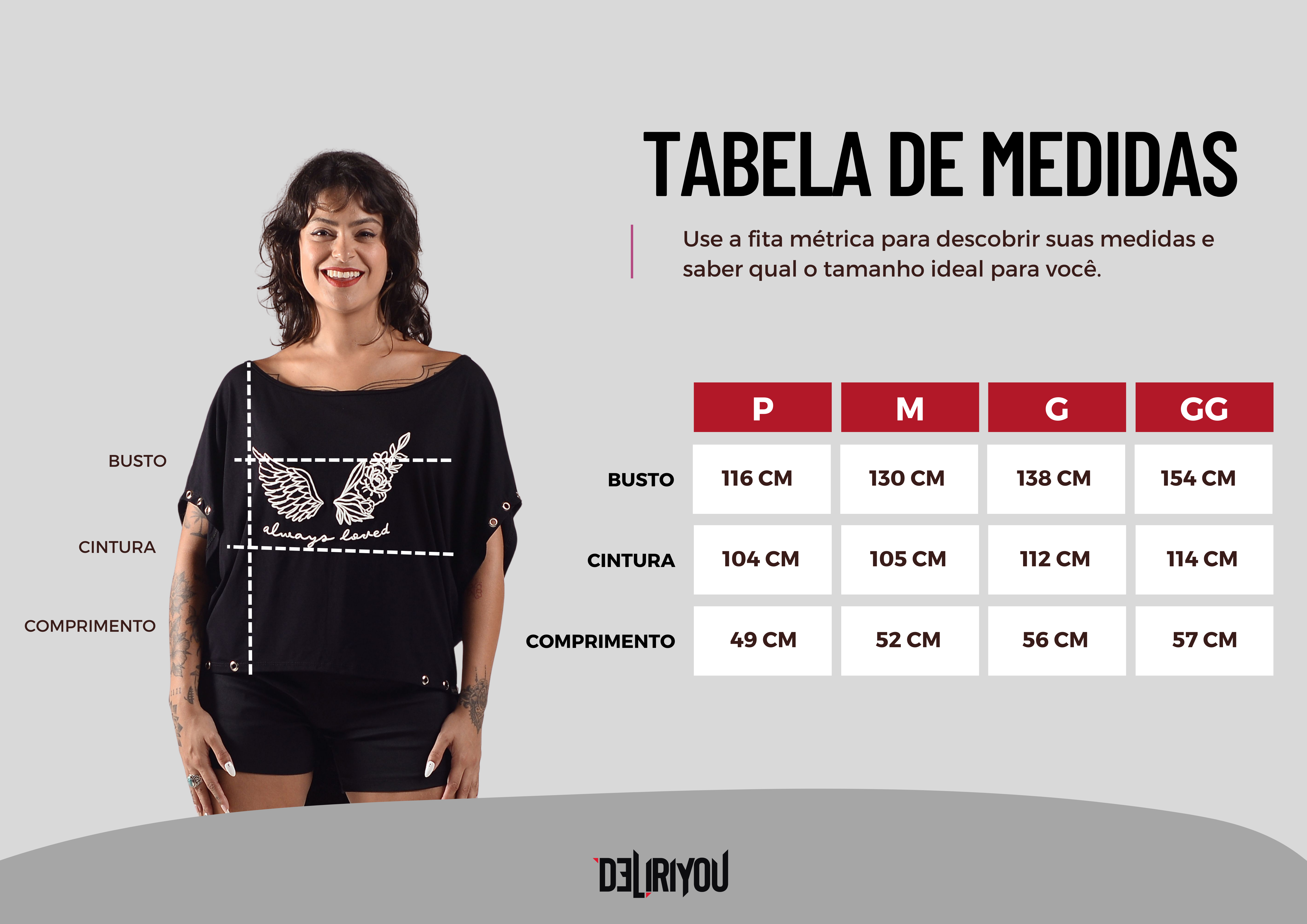 Tabela de medidas