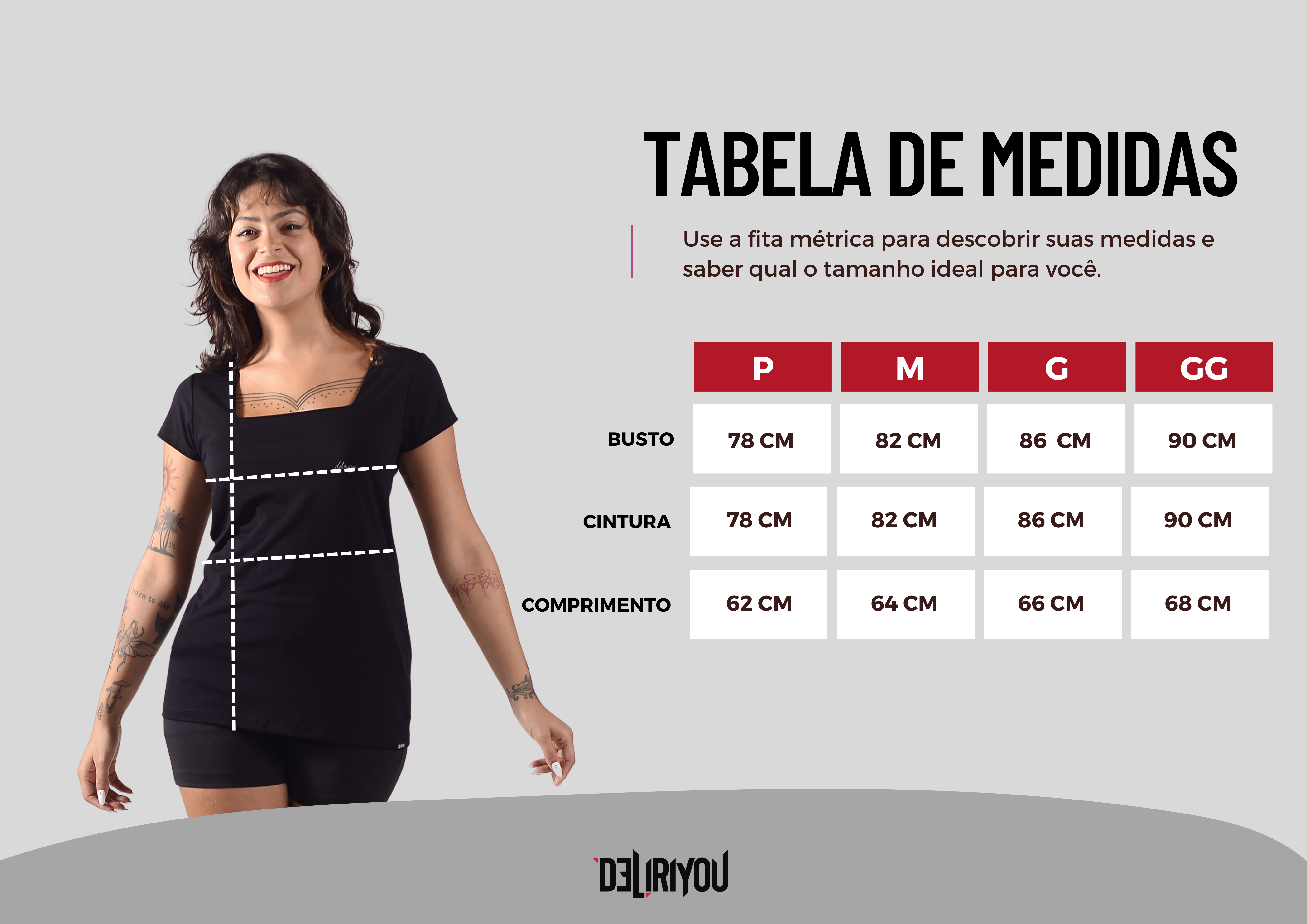 Tabela de medidas