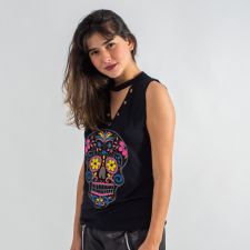 Blusa Caveira Colors