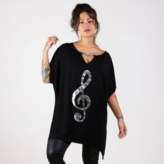 Blusa Max Clave De Sol