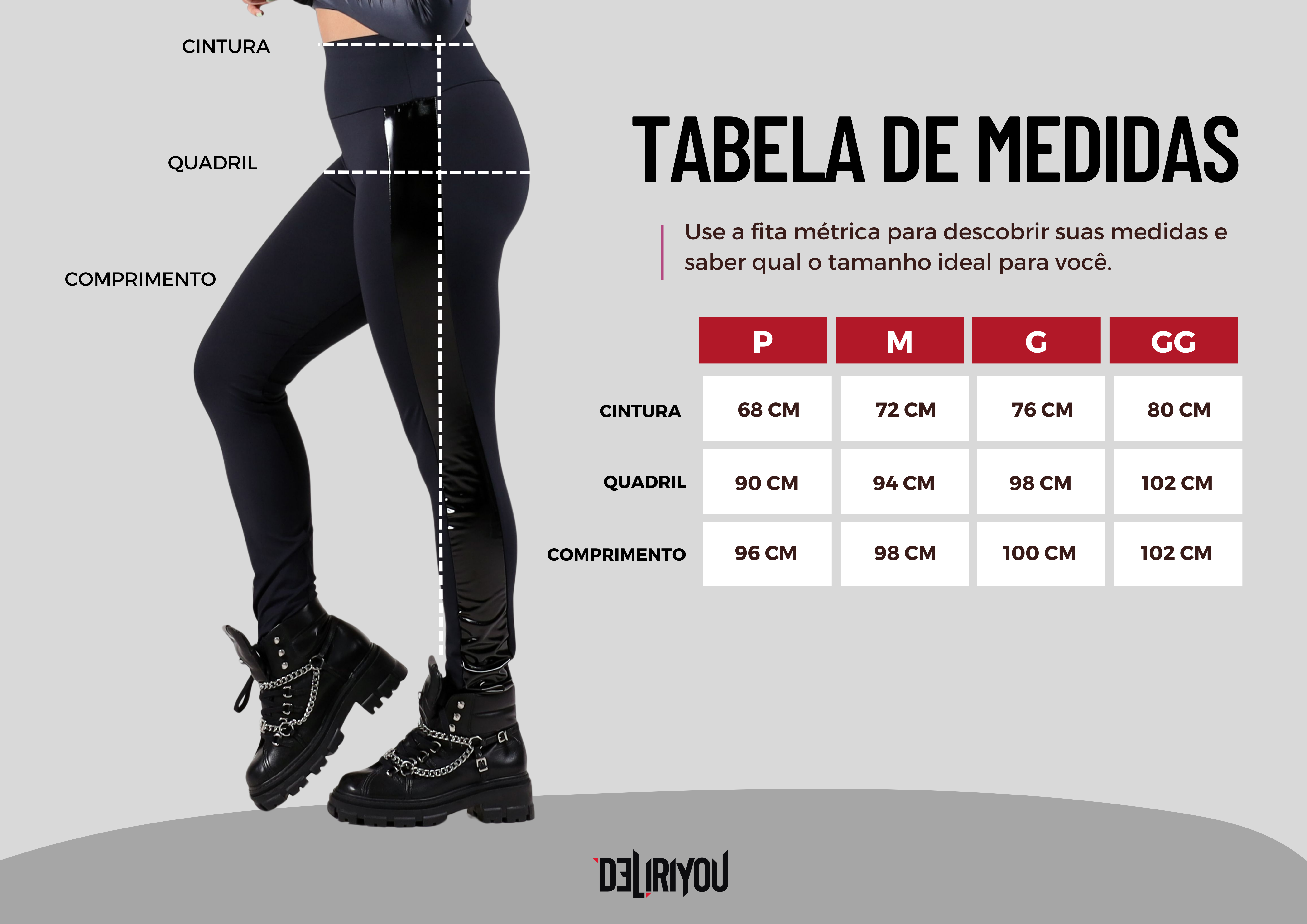 Tabela de medidas