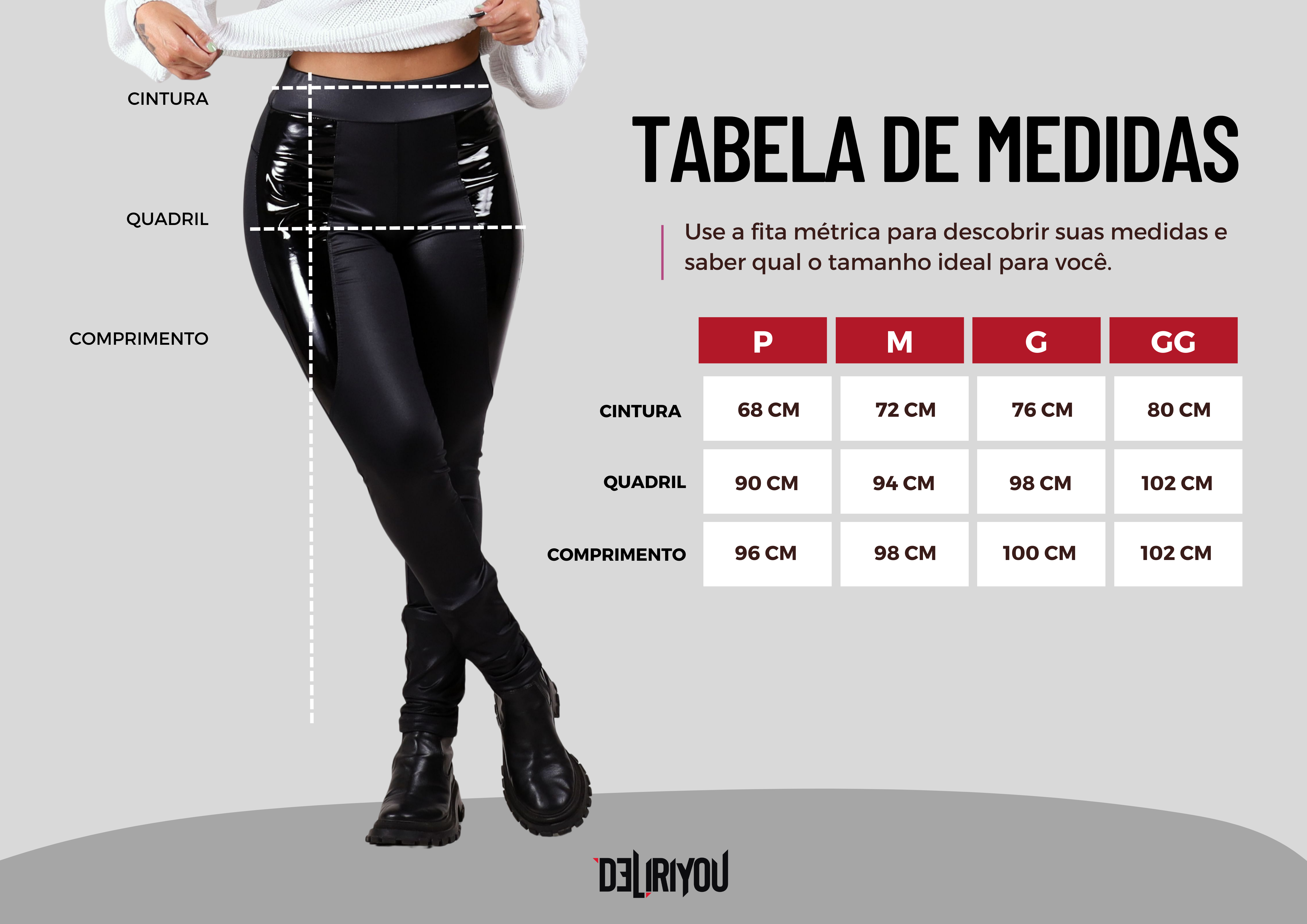 Tabela de medidas