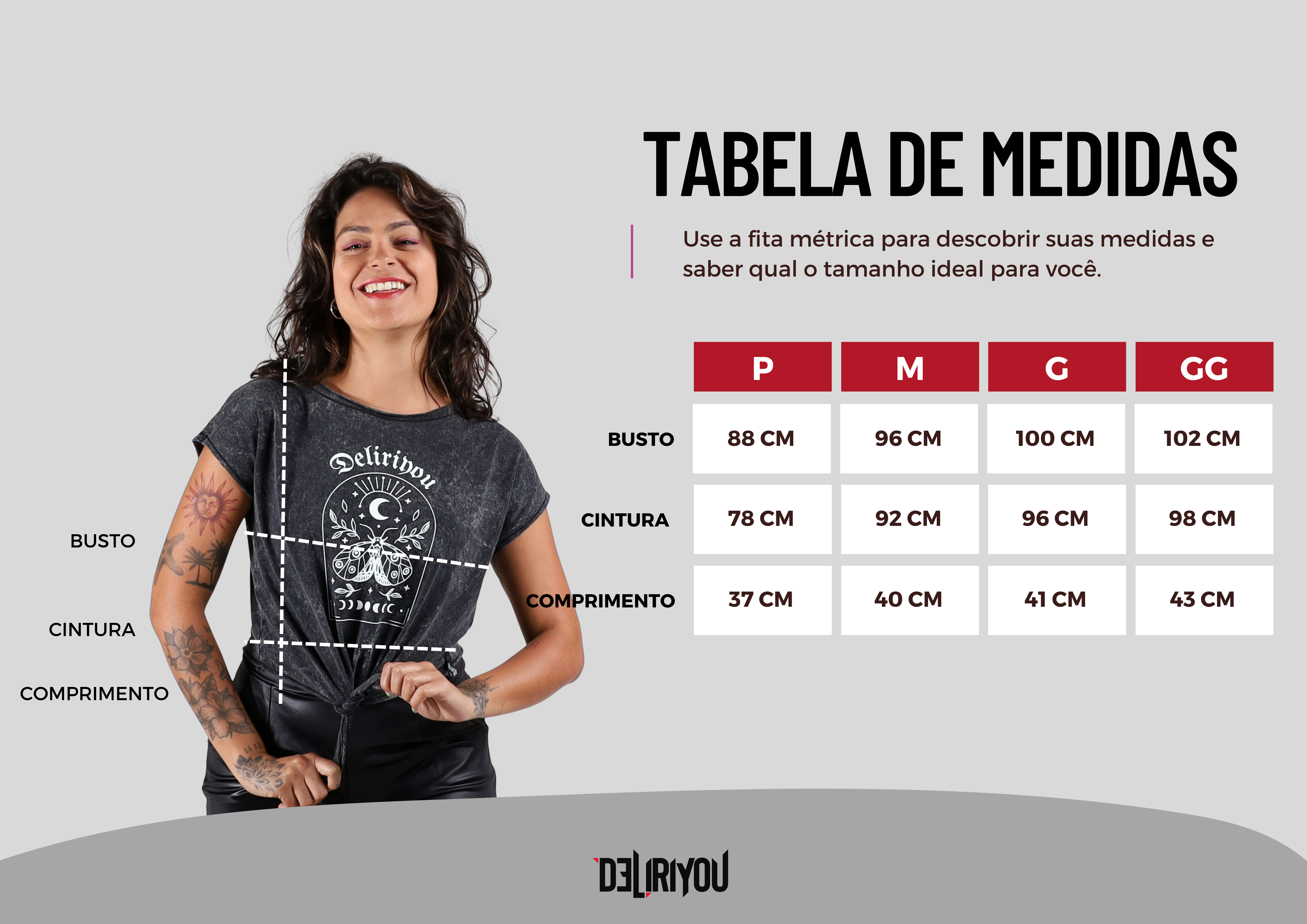 Tabela de medidas