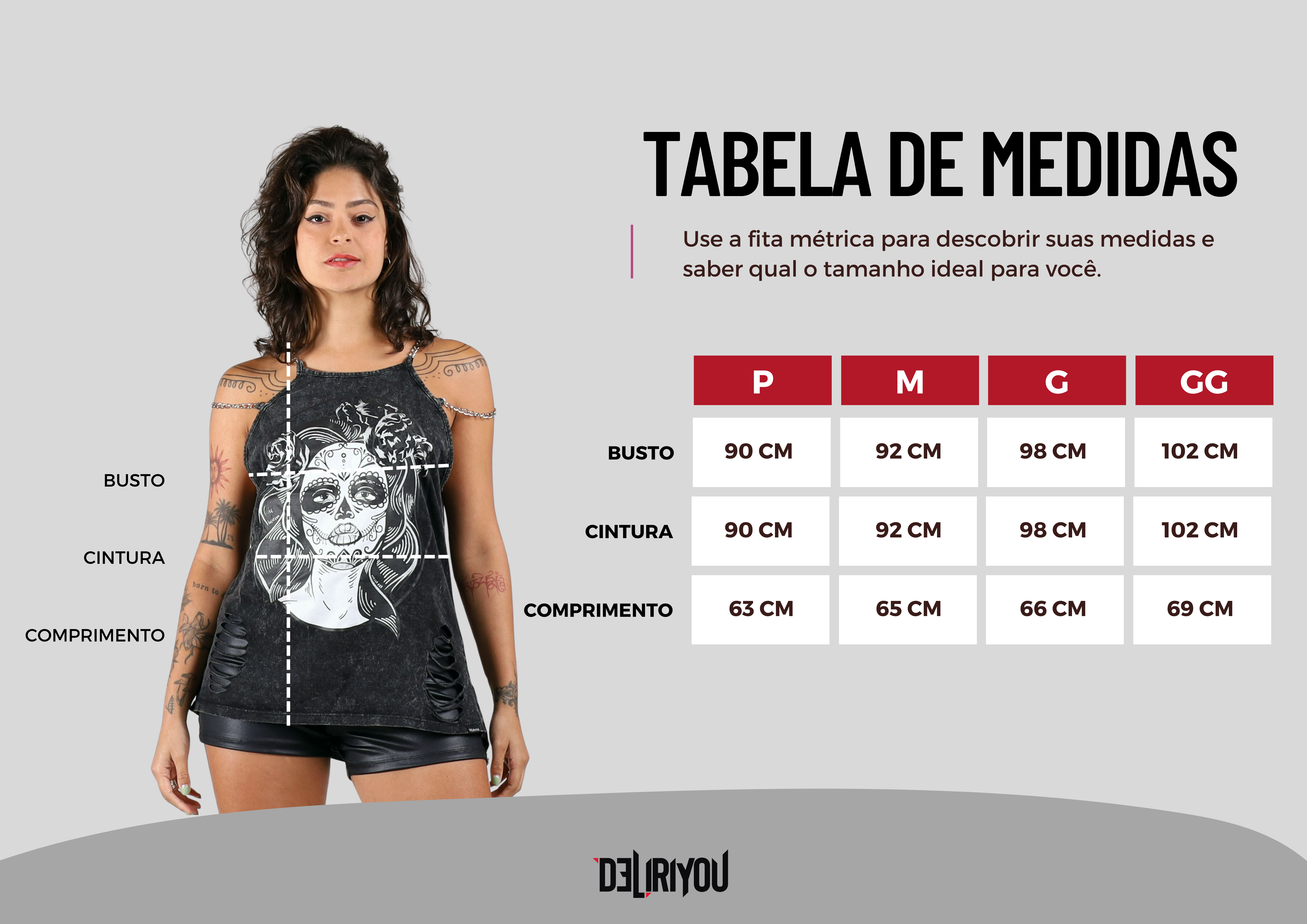 Tabela de medidas