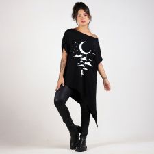 Blusa Max Assimétrica Nightfall