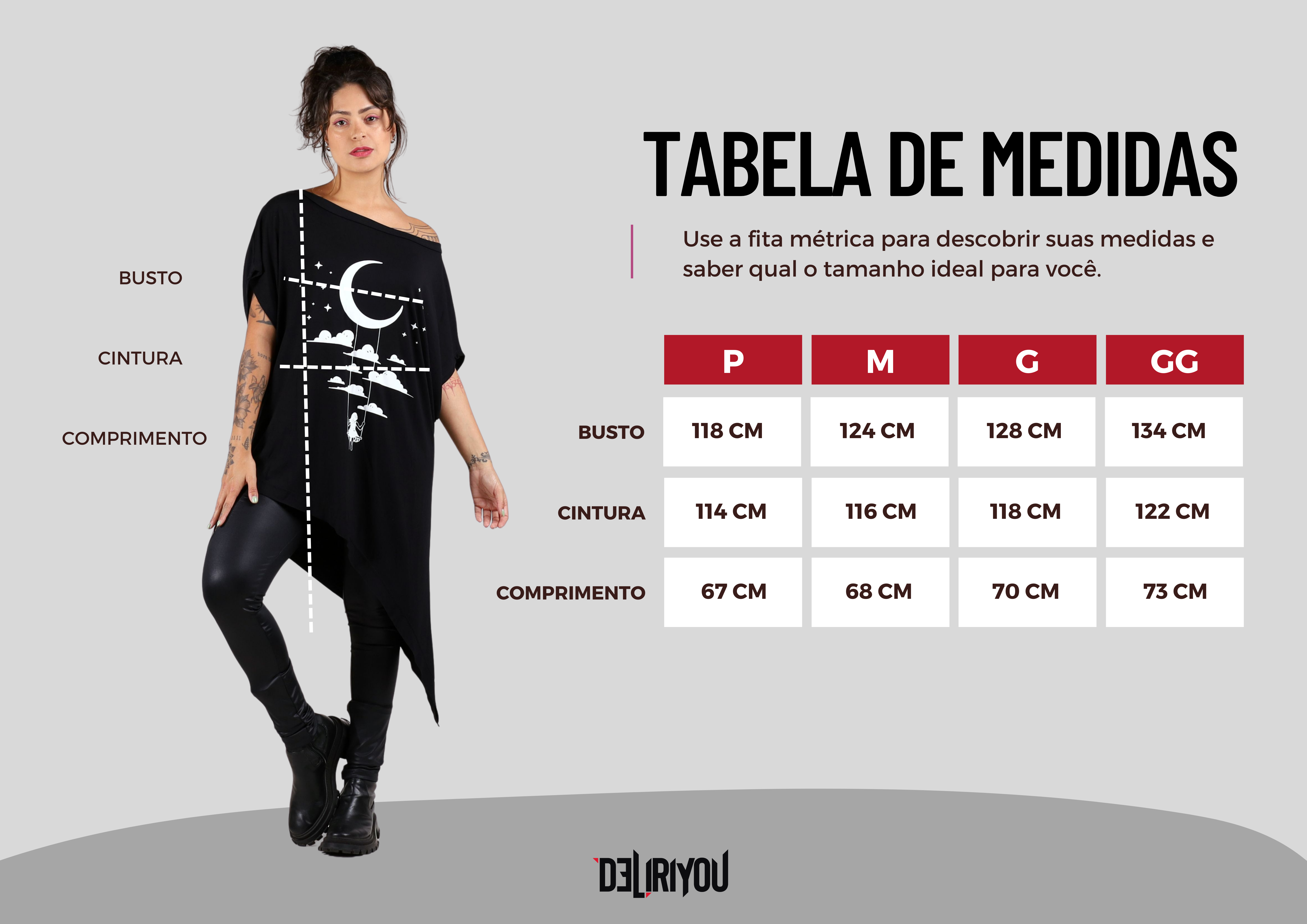 Tabela de medidas