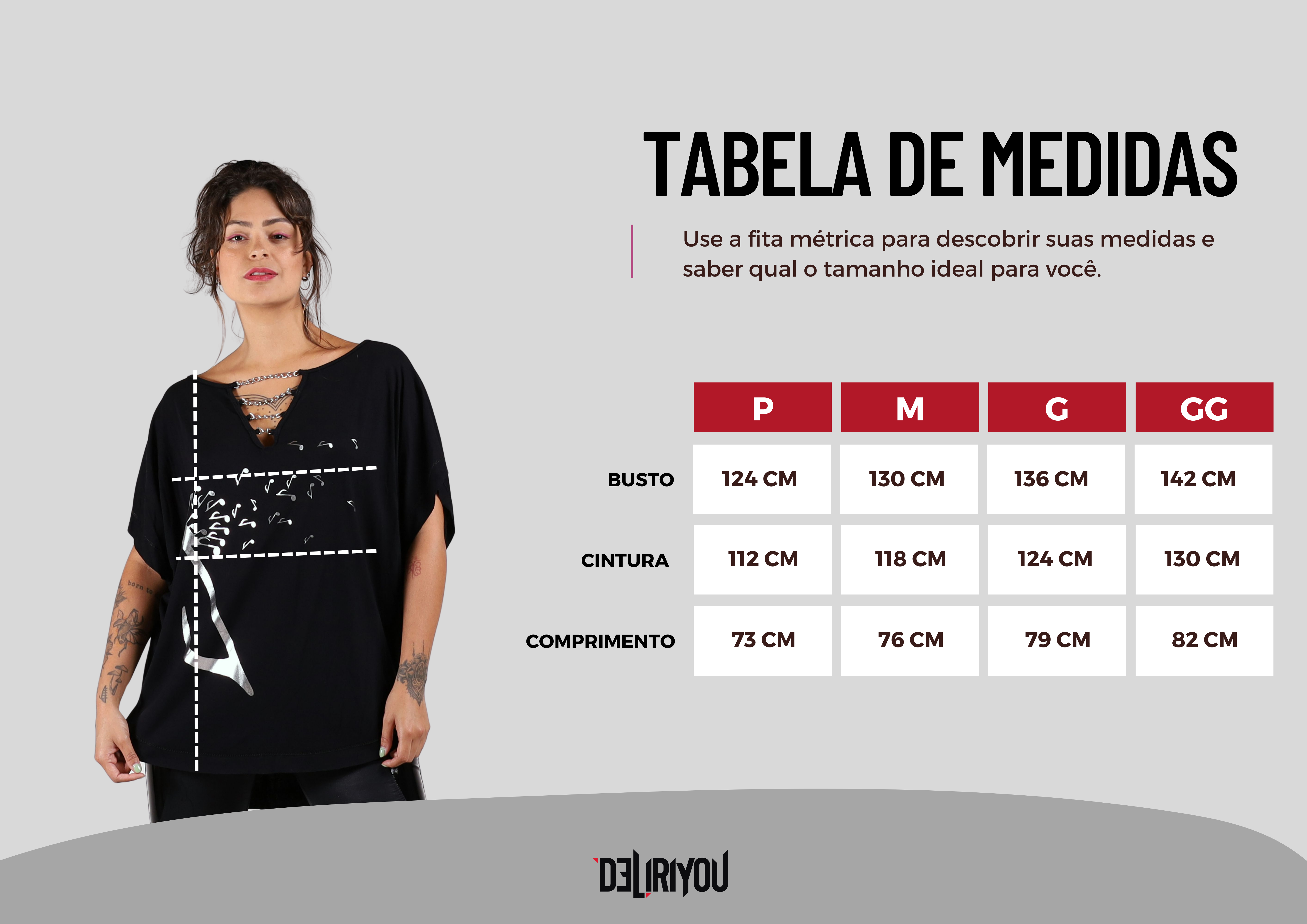 Tabela de medidas