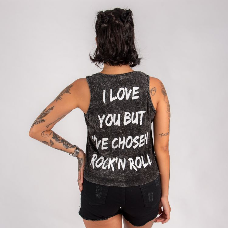 Blusa Estonada Peace Love Rock