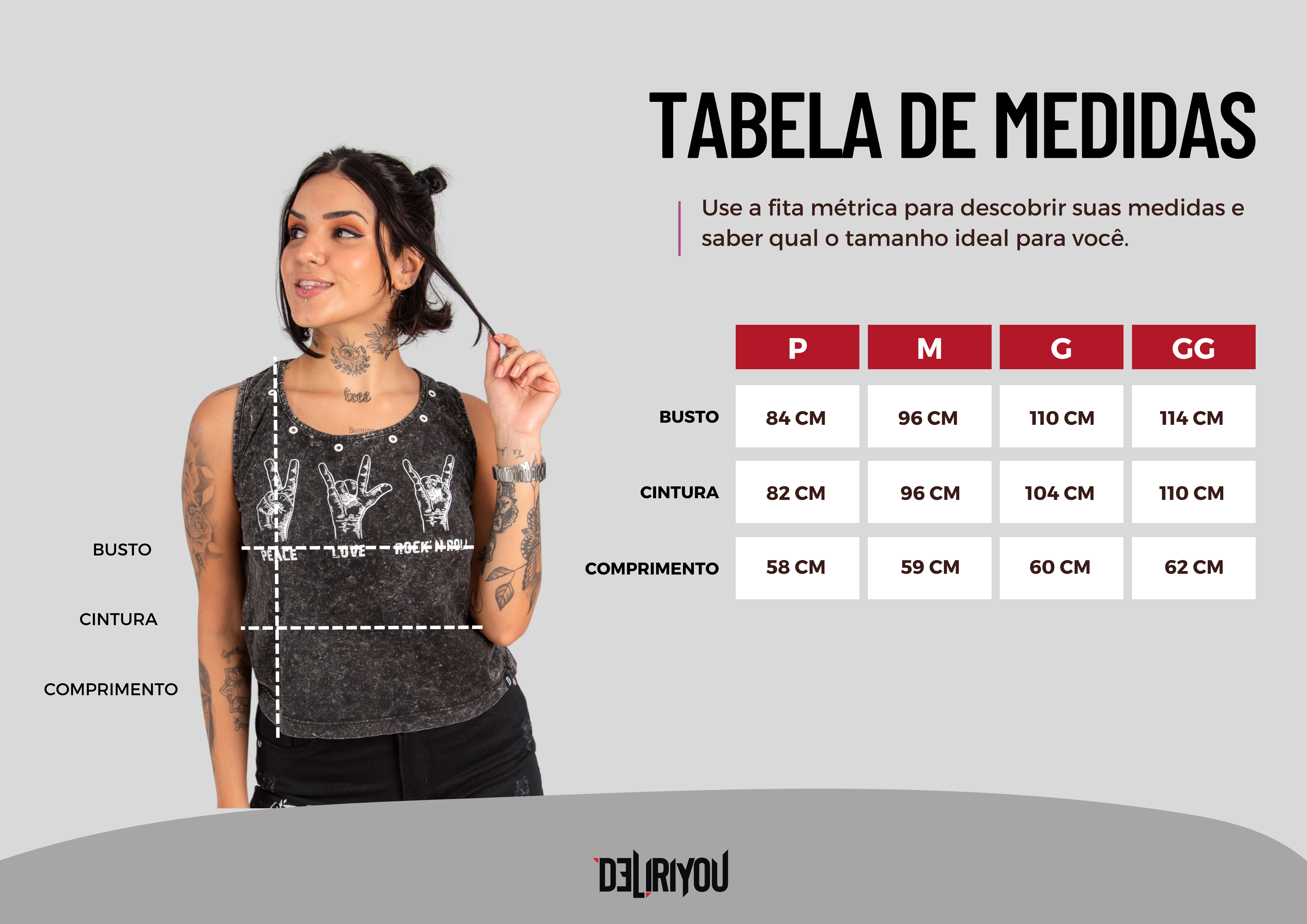 Tabela de medidas