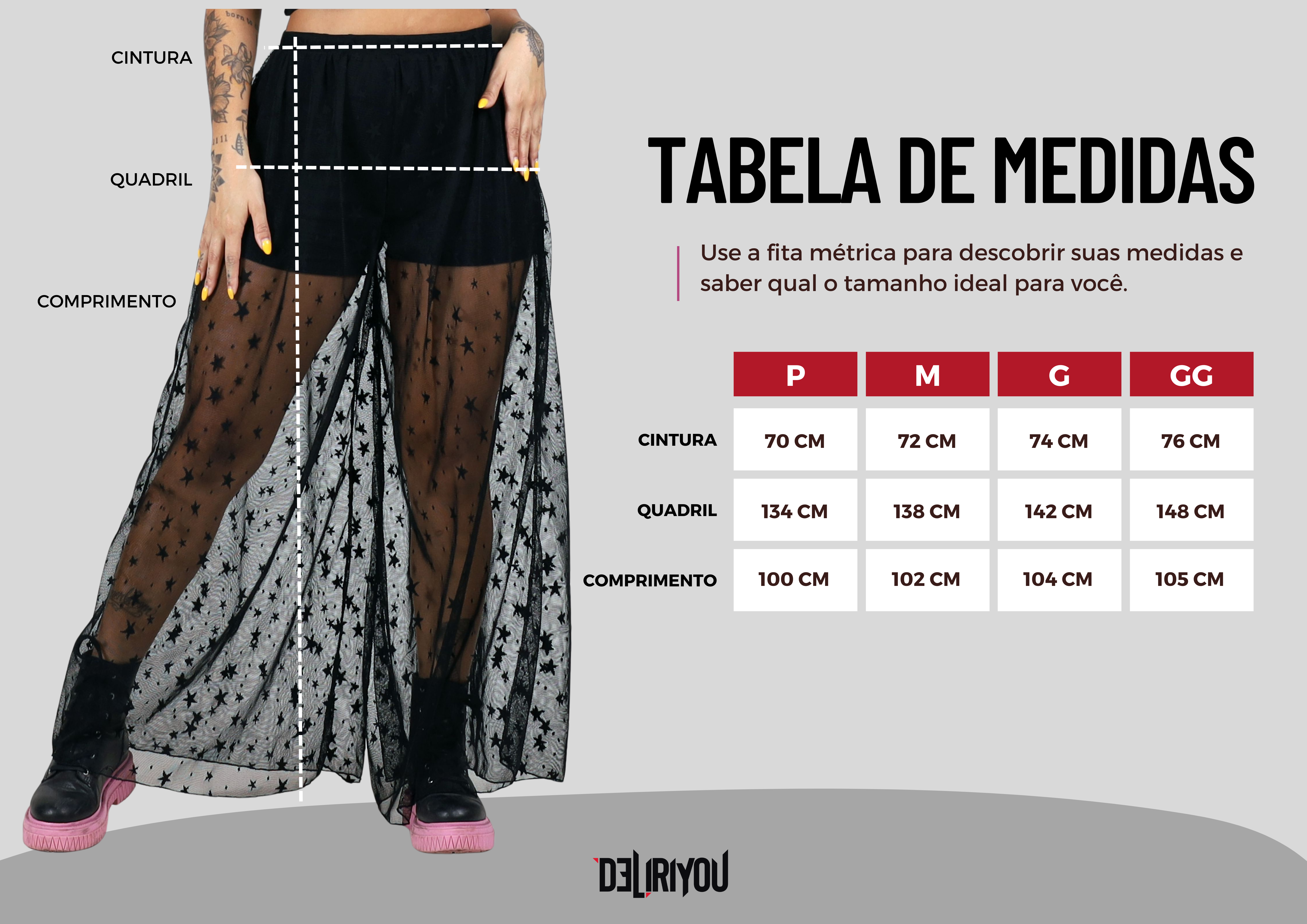 Tabela de medidas