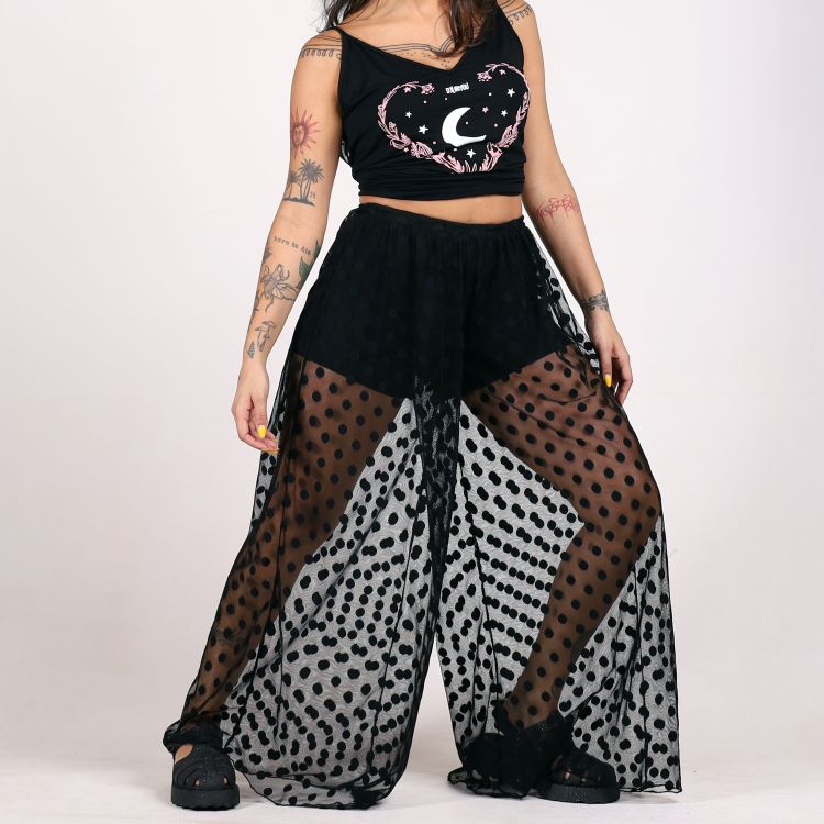 Calça Tule Poá