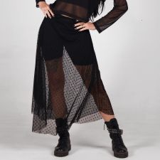 Saia Midi Tule Little Poá
