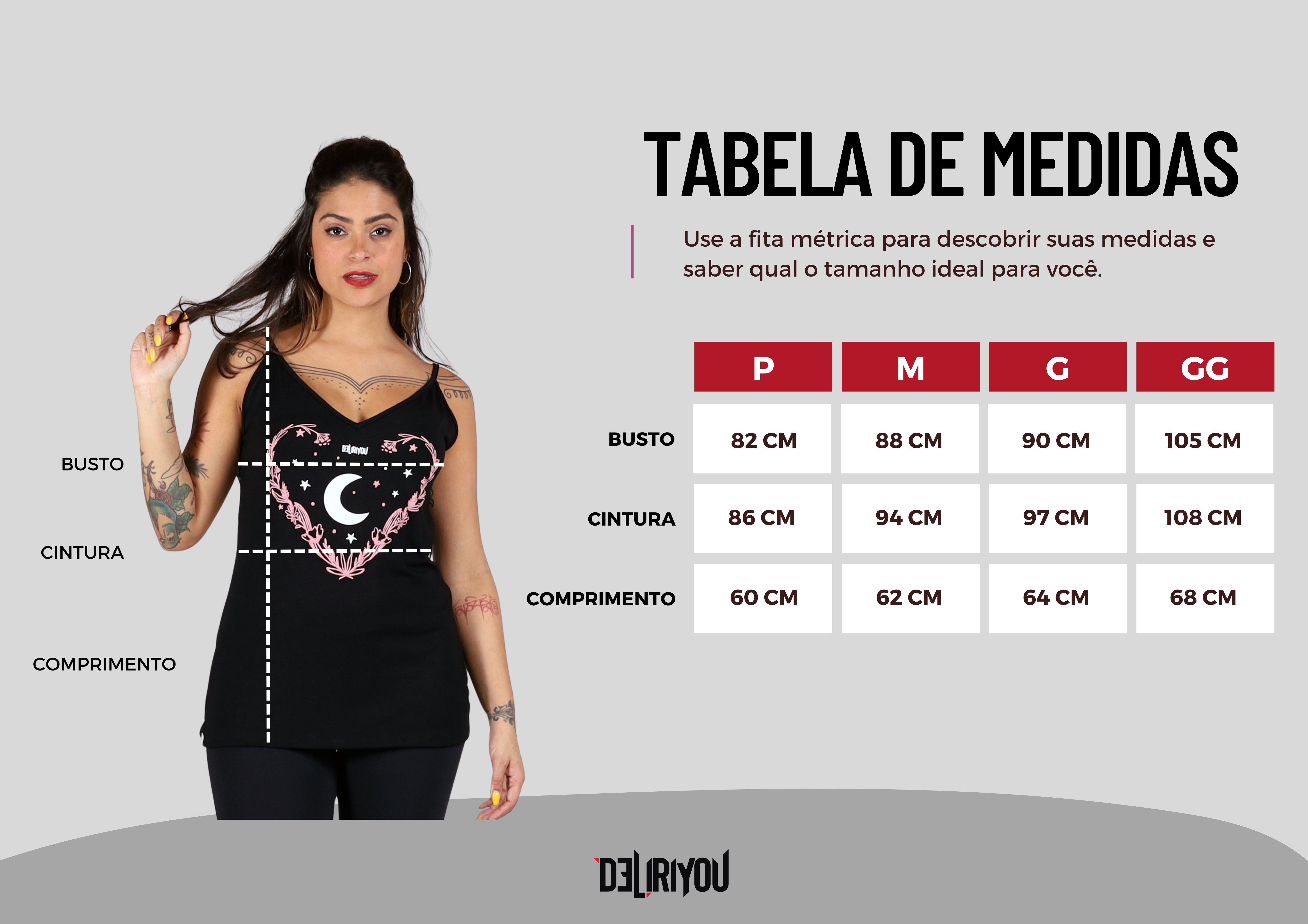 Tabela de medidas