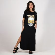 Vestido Skull Sunflower