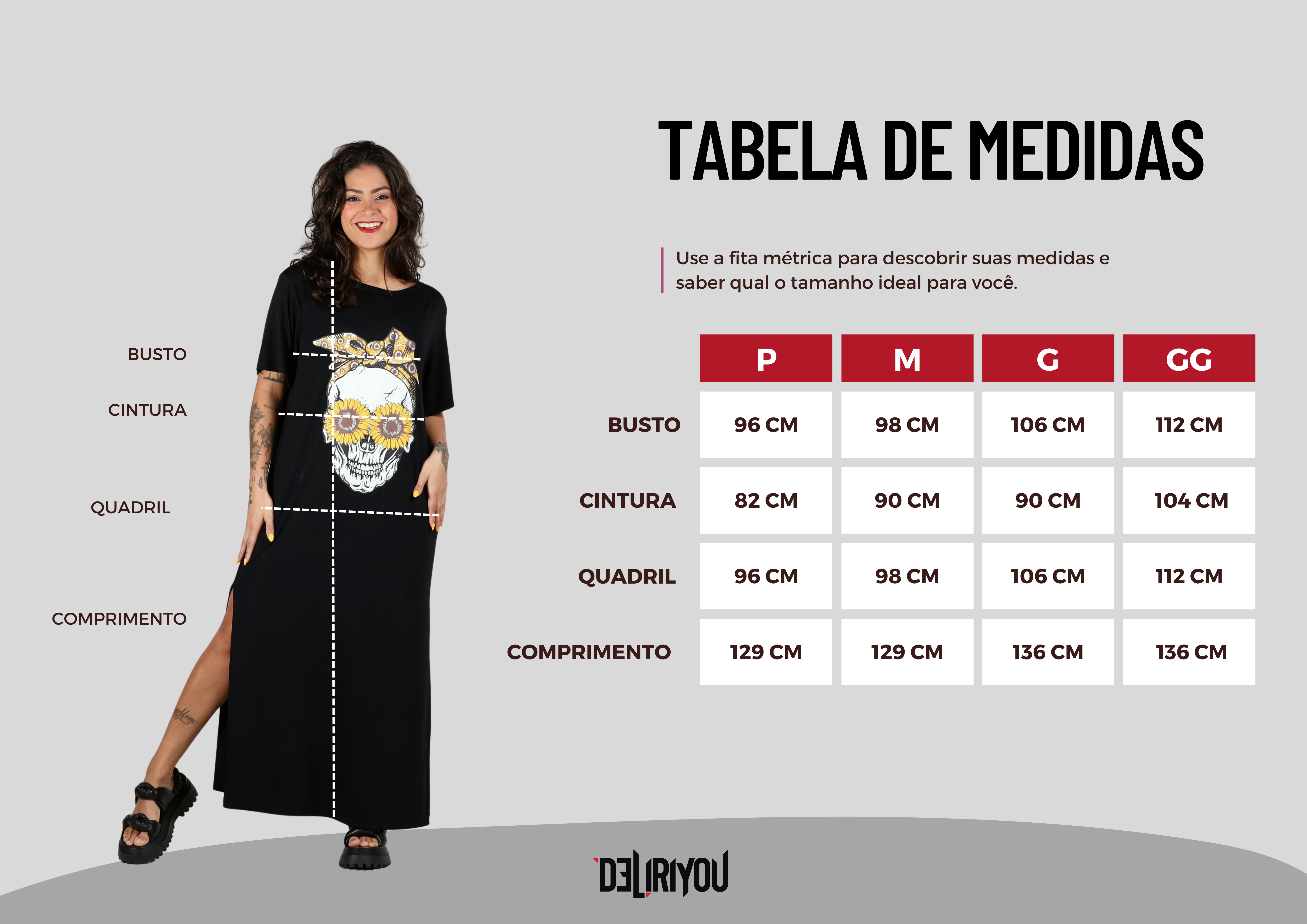 Tabela de medidas