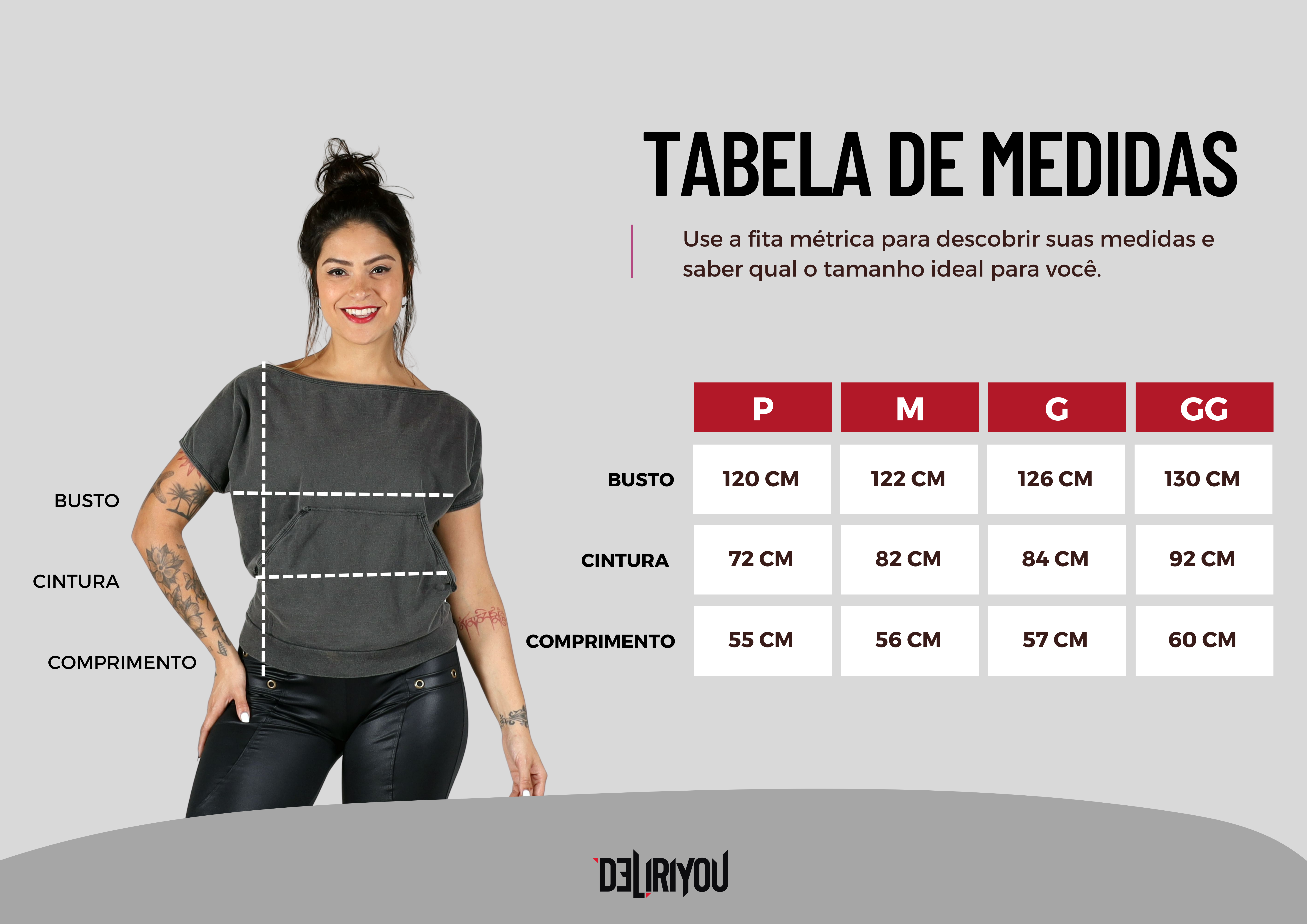 Tabela de medidas