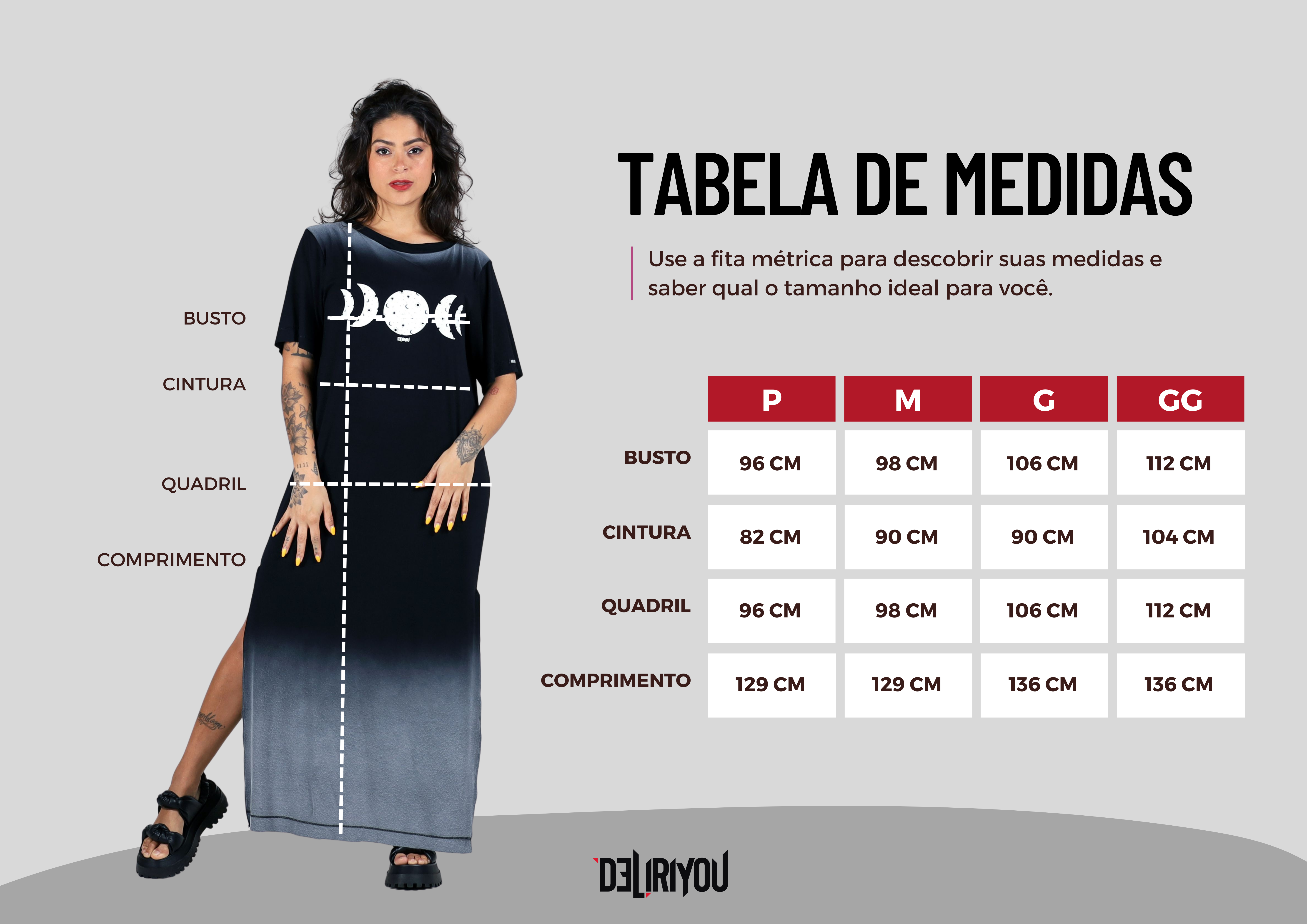 Tabela de medidas