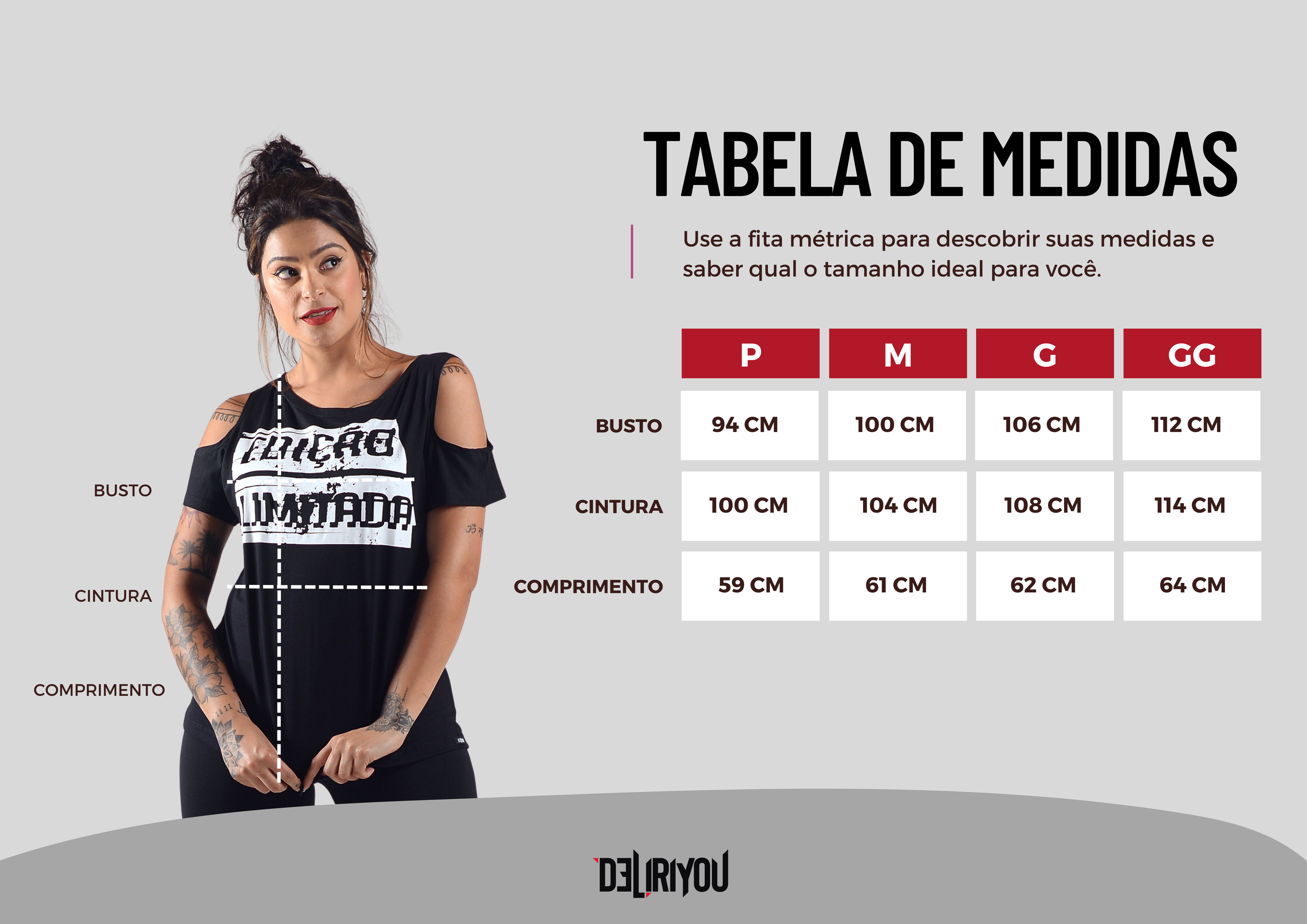 Tabela de medidas