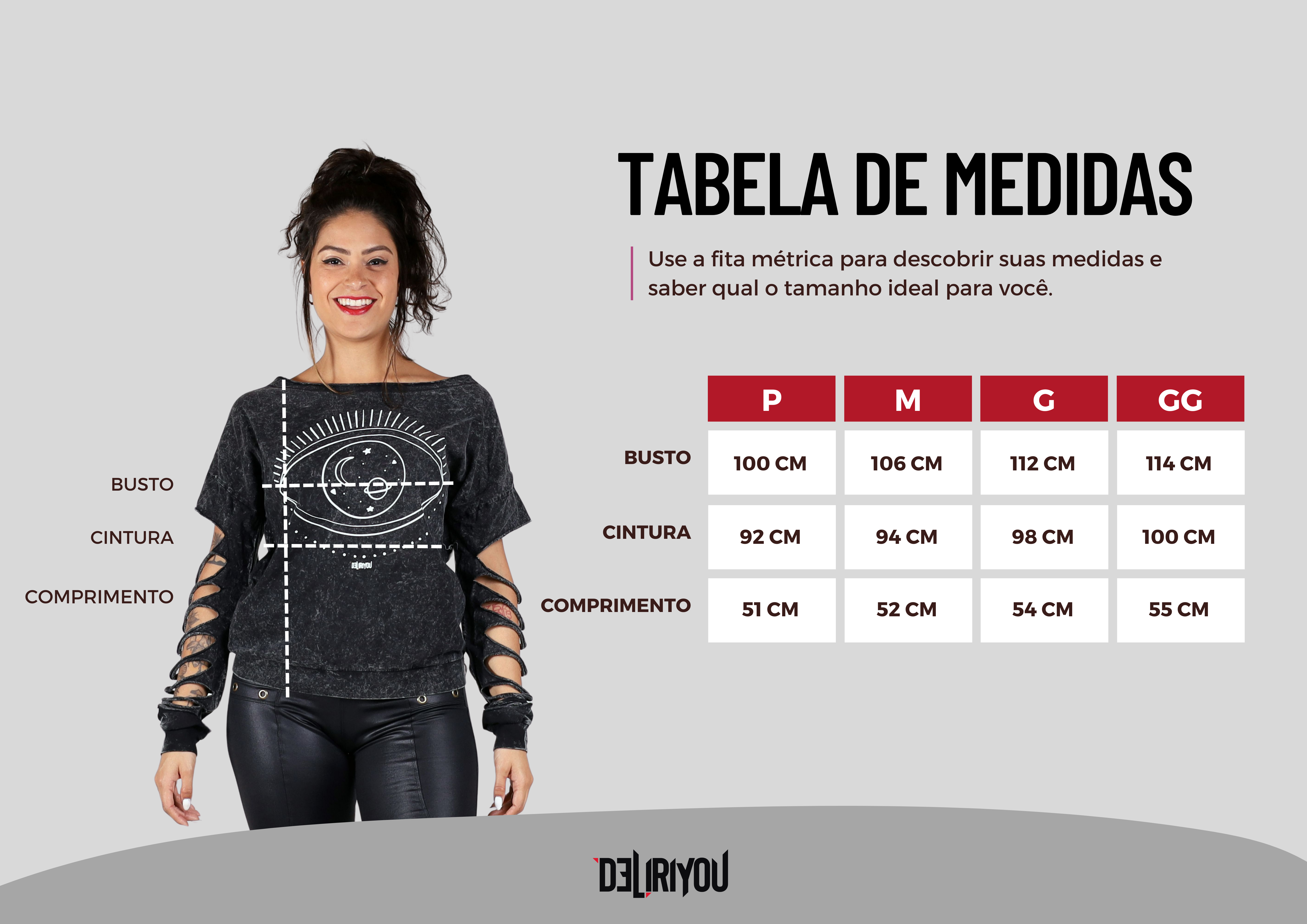 Tabela de medidas