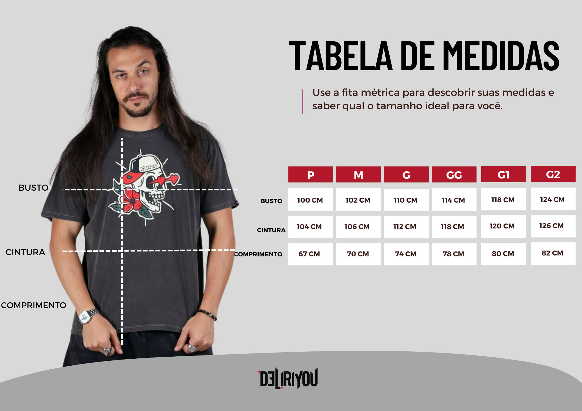 Tabela de medidas