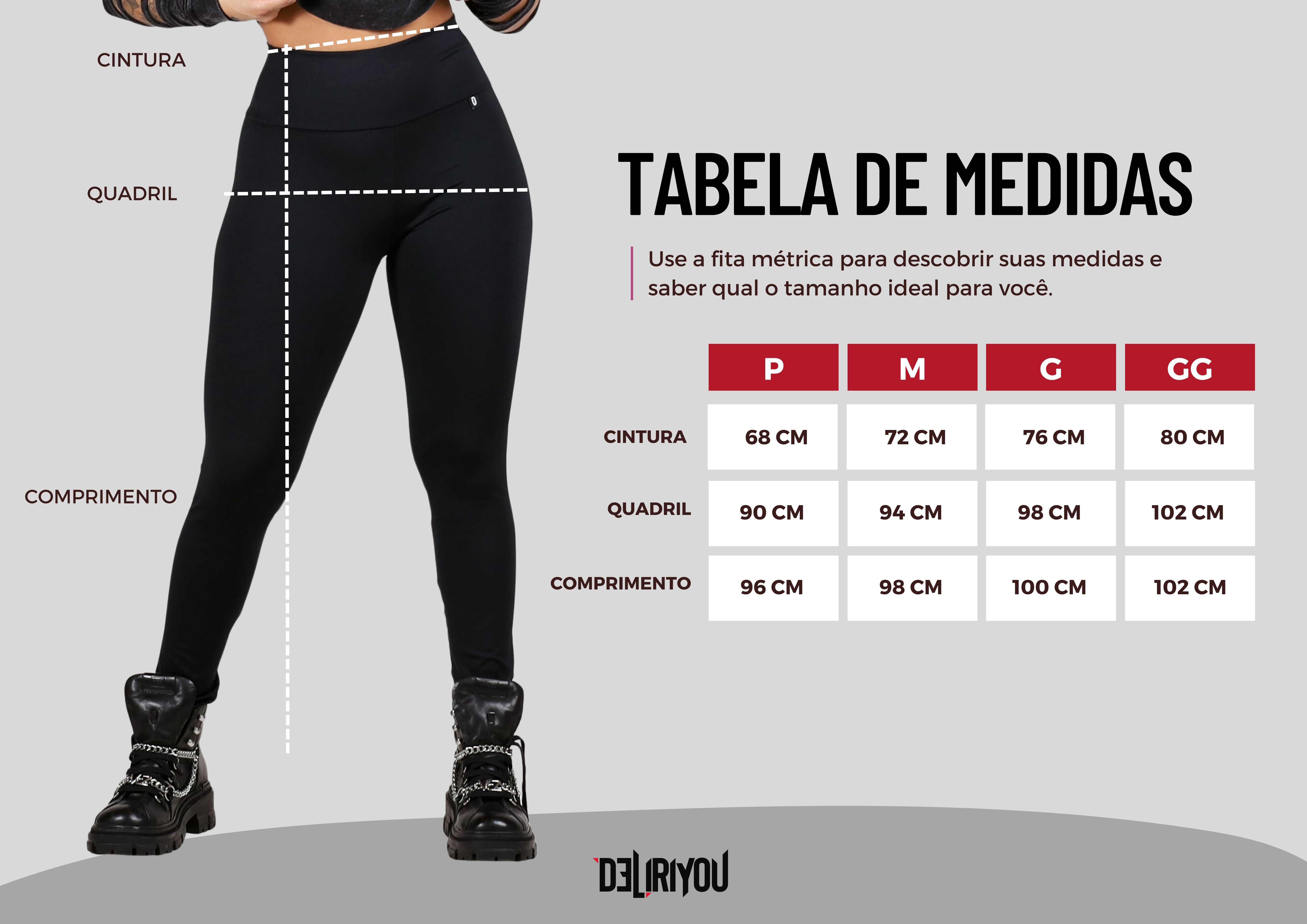 Tabela de medidas