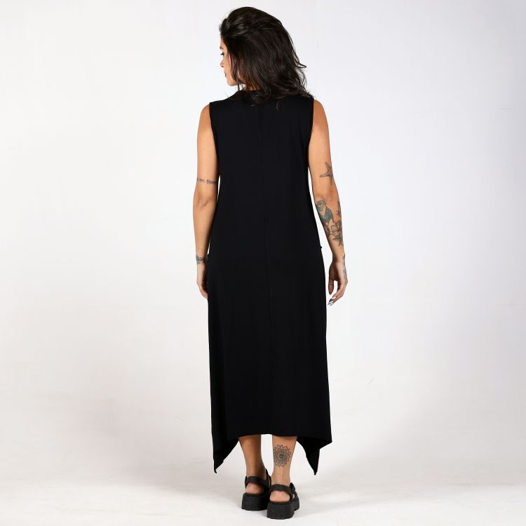 Vestido Místico Gola V Longuete