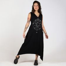 Vestido Místico Gola V Longuete