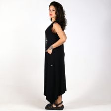 Vestido Místico Gola V Longuete