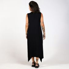 Vestido Místico Gola V Longuete
